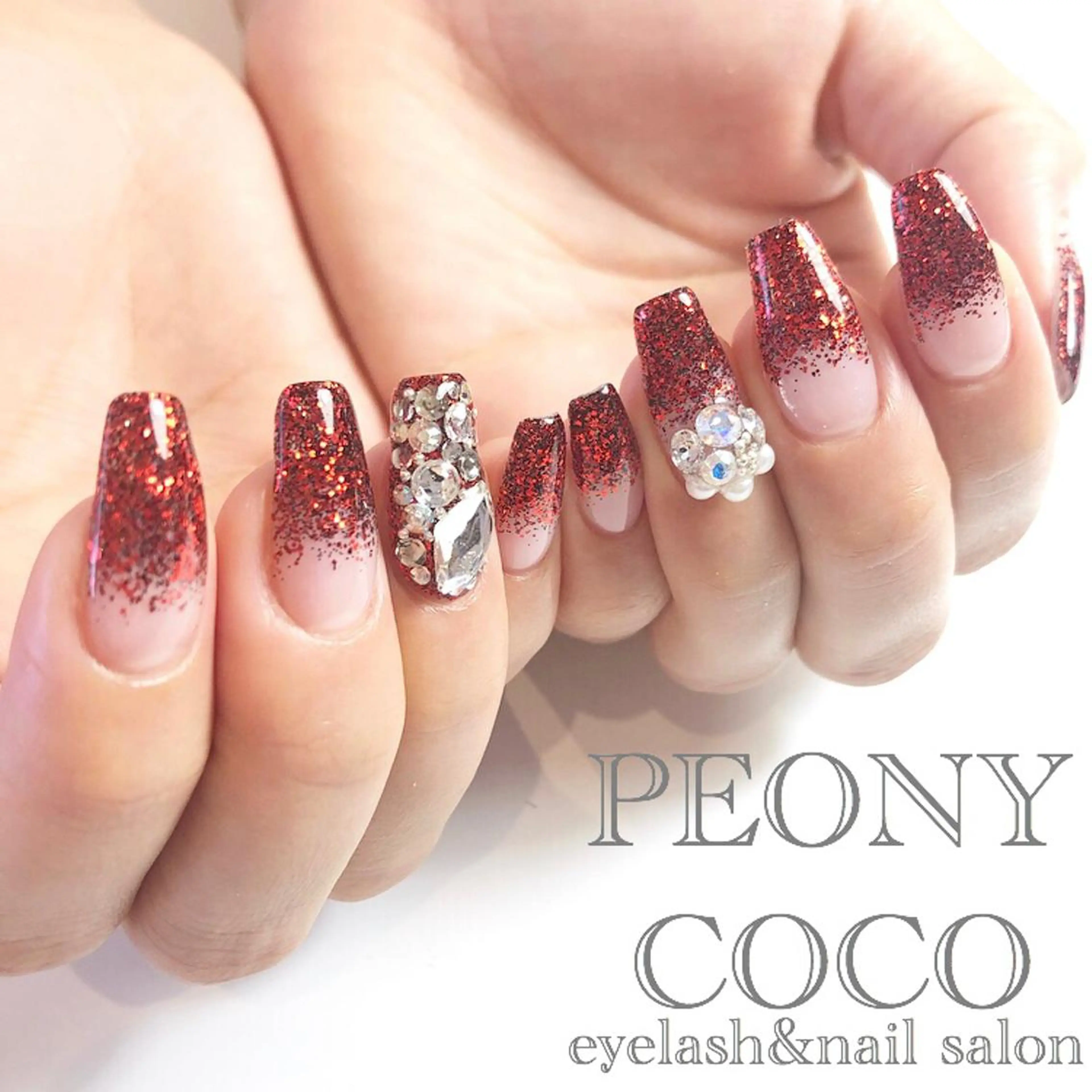 ロング ネイル マツエク・マツパ Beauty salon STELLA所属・STELLA 大西南帆のマツエク・マツパデザイン