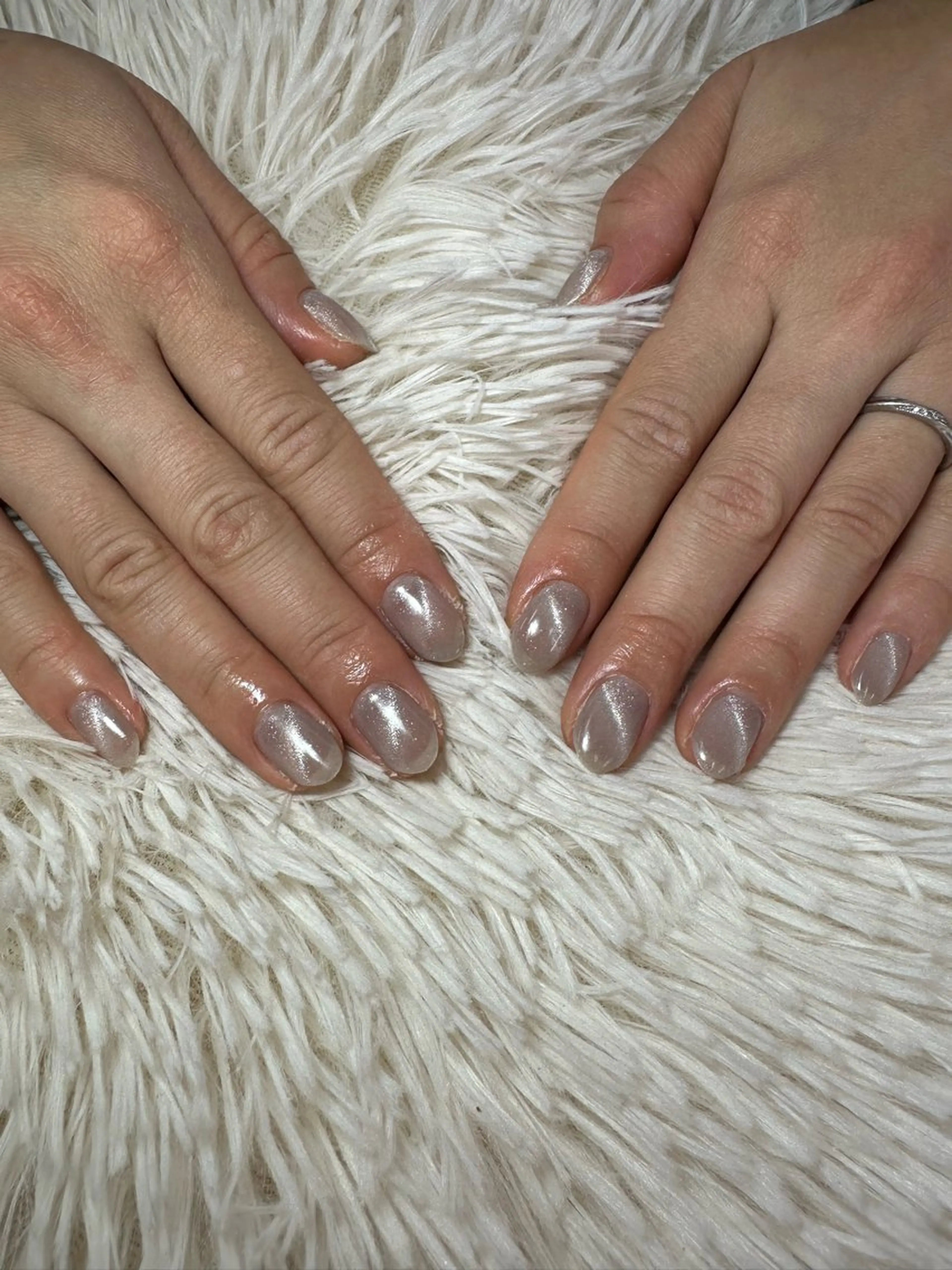 ネイル マグネットネイル マグネットワンカラー ワンカラーネイル MOE .Kのネイルデザイン