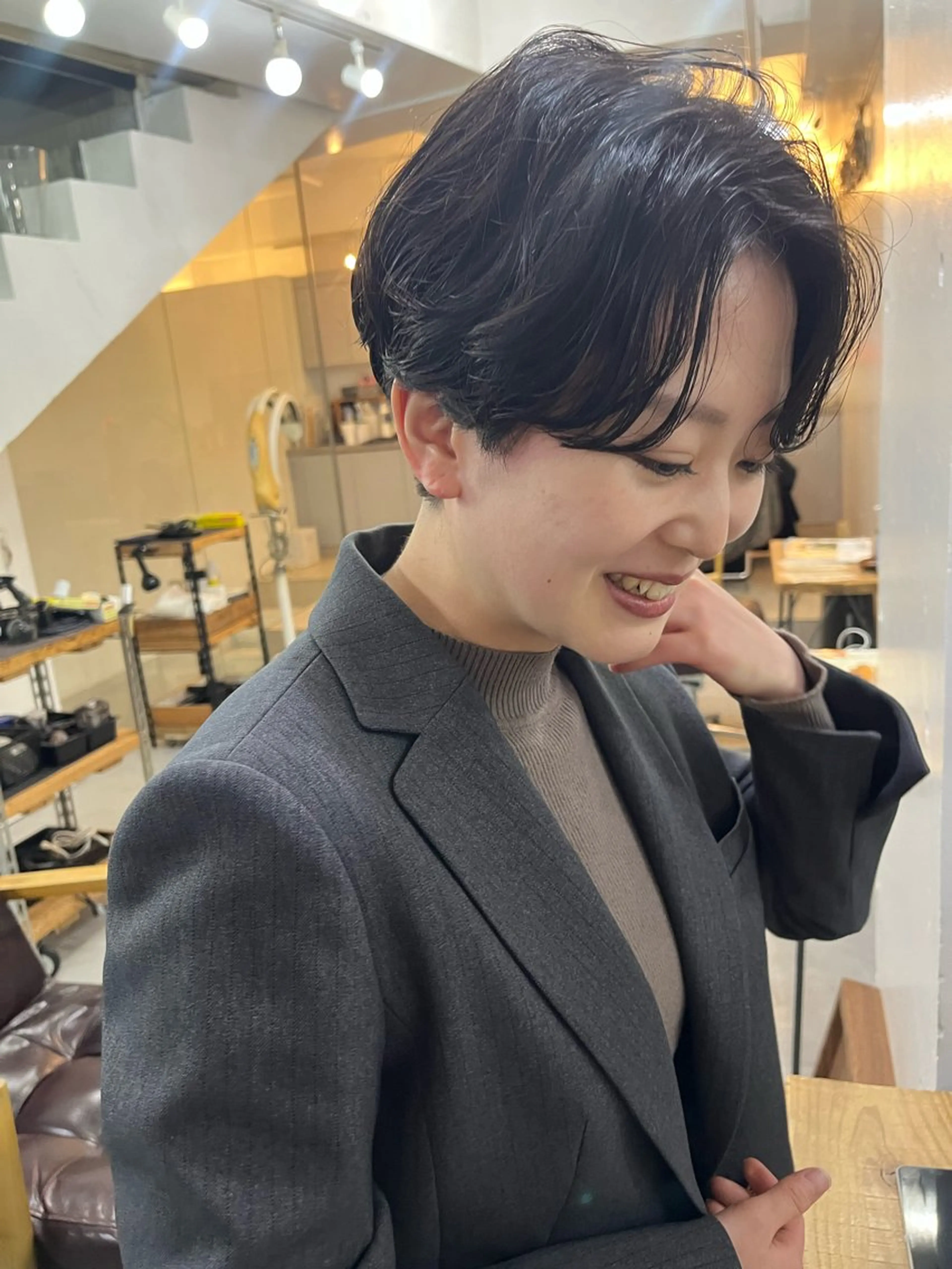 ショート パーマ Shibata Mizukiのヘアスタイル