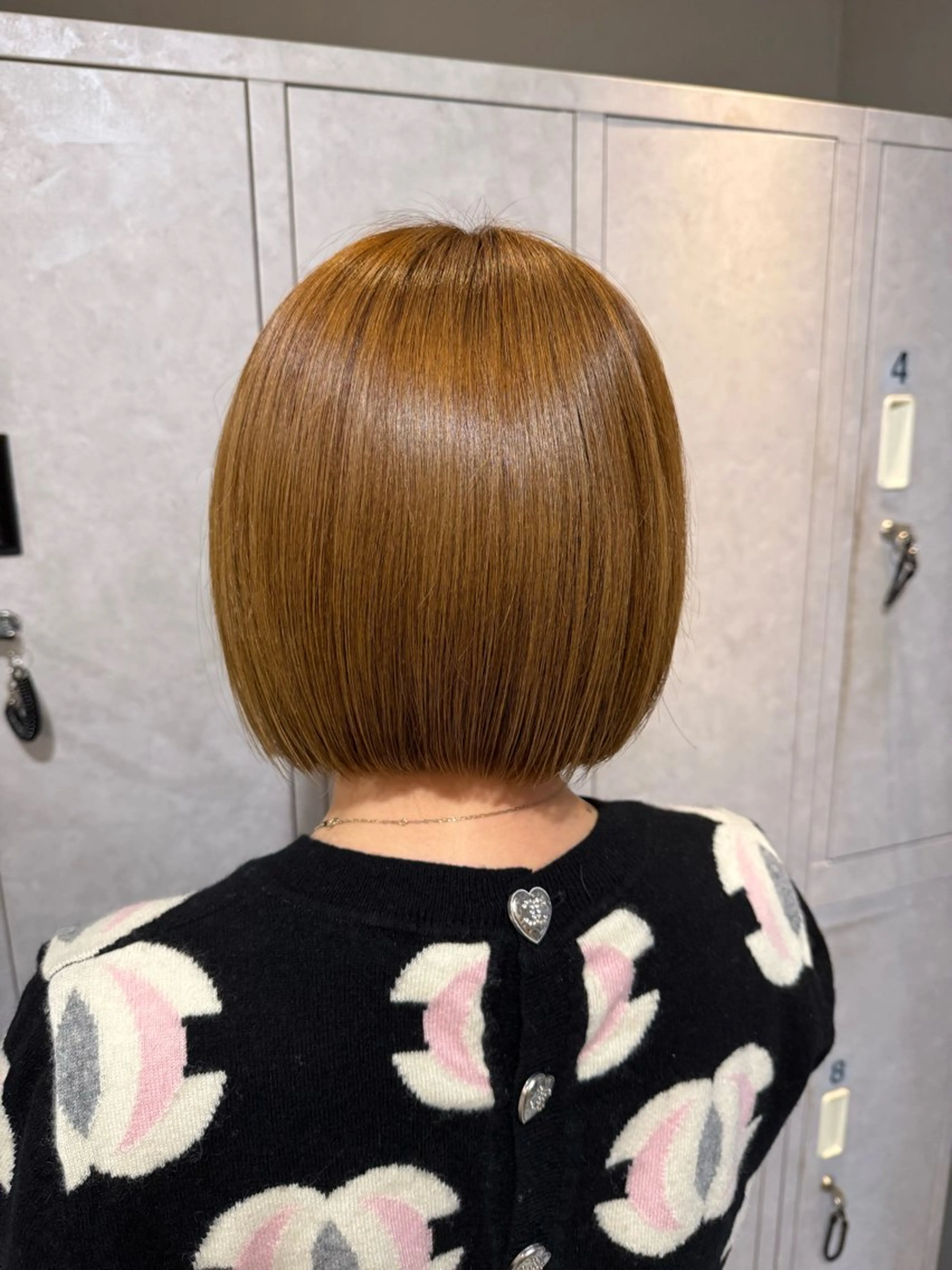 ショート 切りっぱなしボブ ボブ カット ioe/髪質改善/ カラー/いしなべさえのヘアスタイル