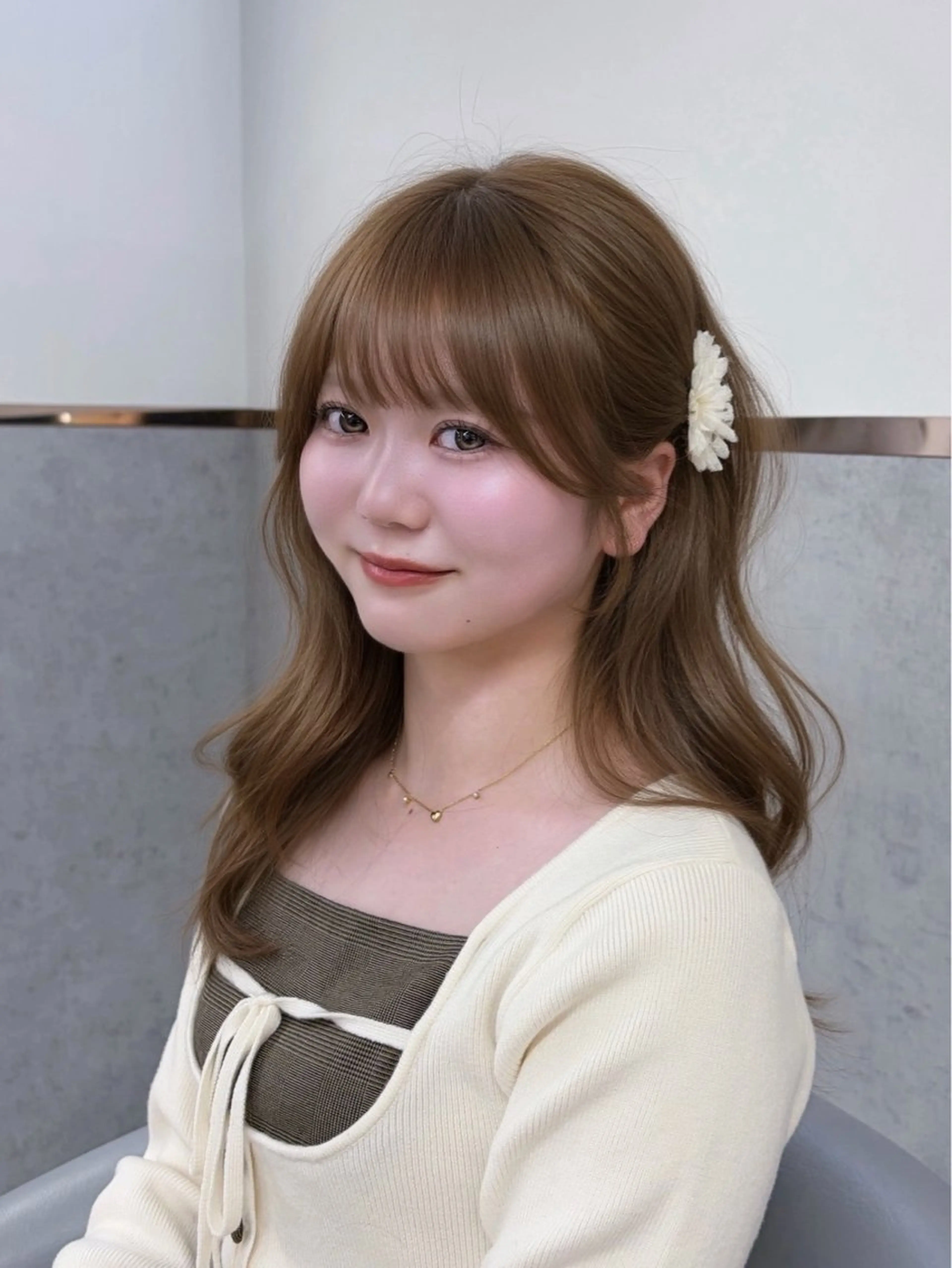 ロング カット ヘアカラー トリートメント 似合わせレイヤー / minami ⟡.·のヘアスタイル