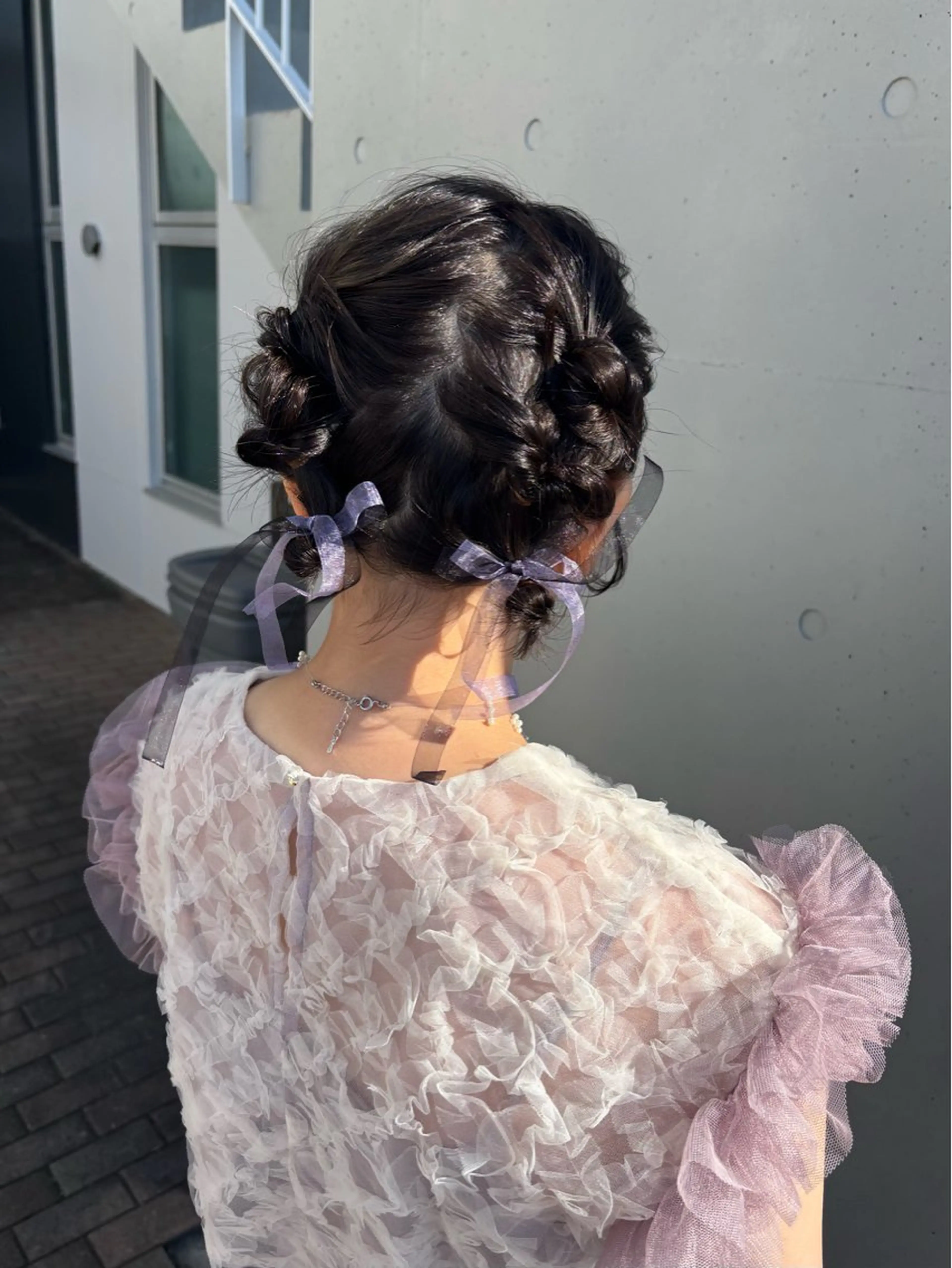 カラー パーマ ヘアアレンジ 大林 エリコのヘアスタイル