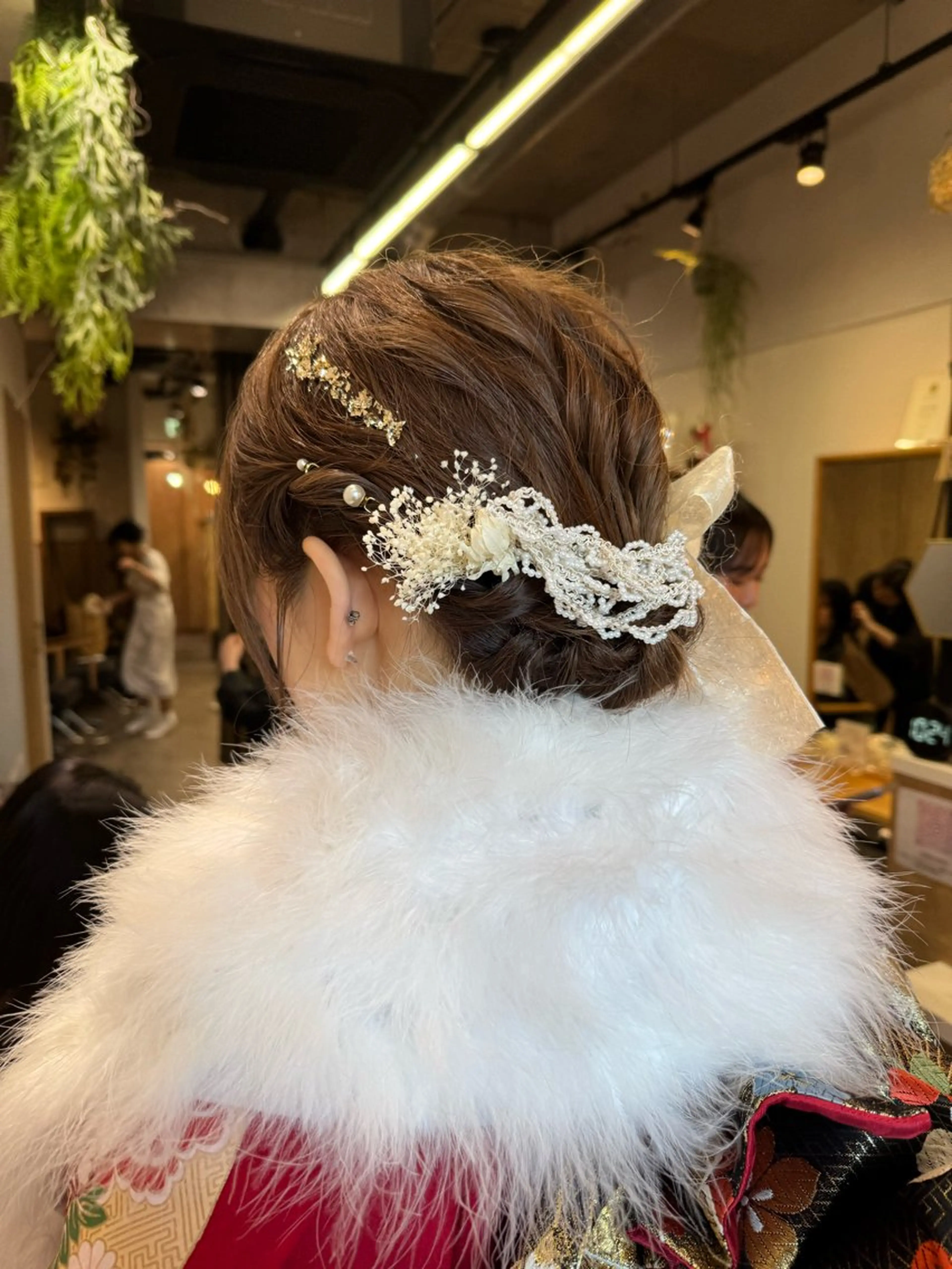 縮毛矯正/エクステ ヘアアレンジ/ひふみのヘアスタイル