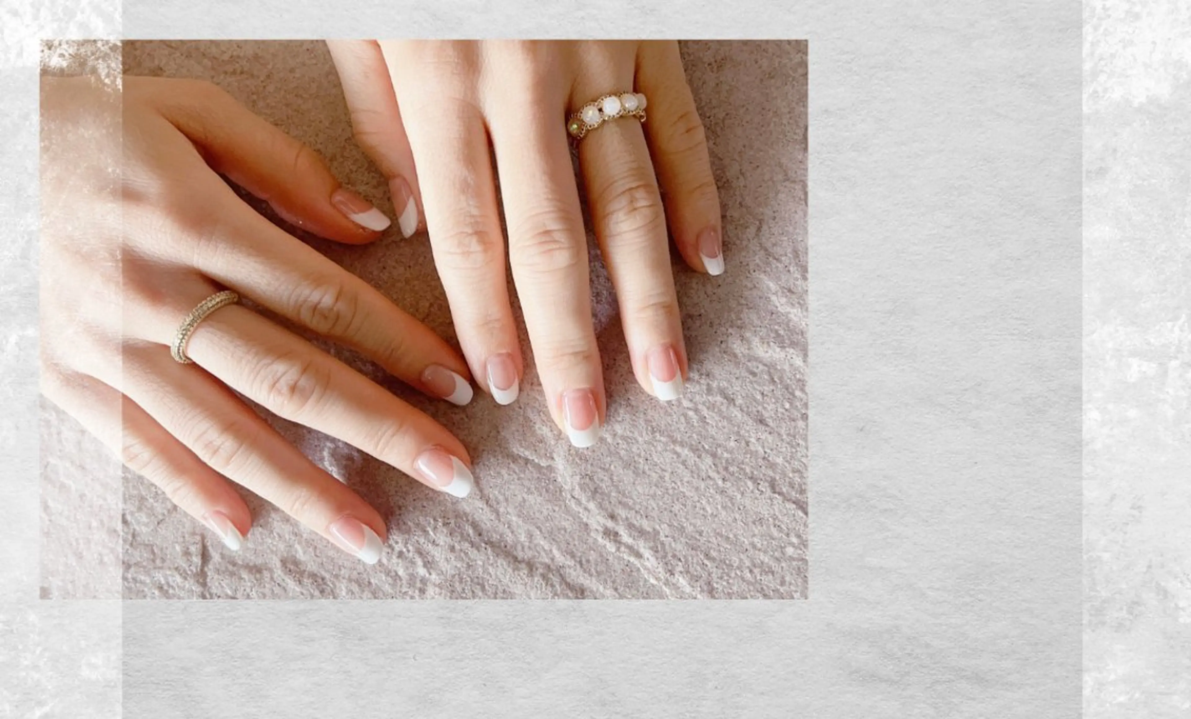 【Hand】オフなし《パラジェル》✨フレンチデザインの写真