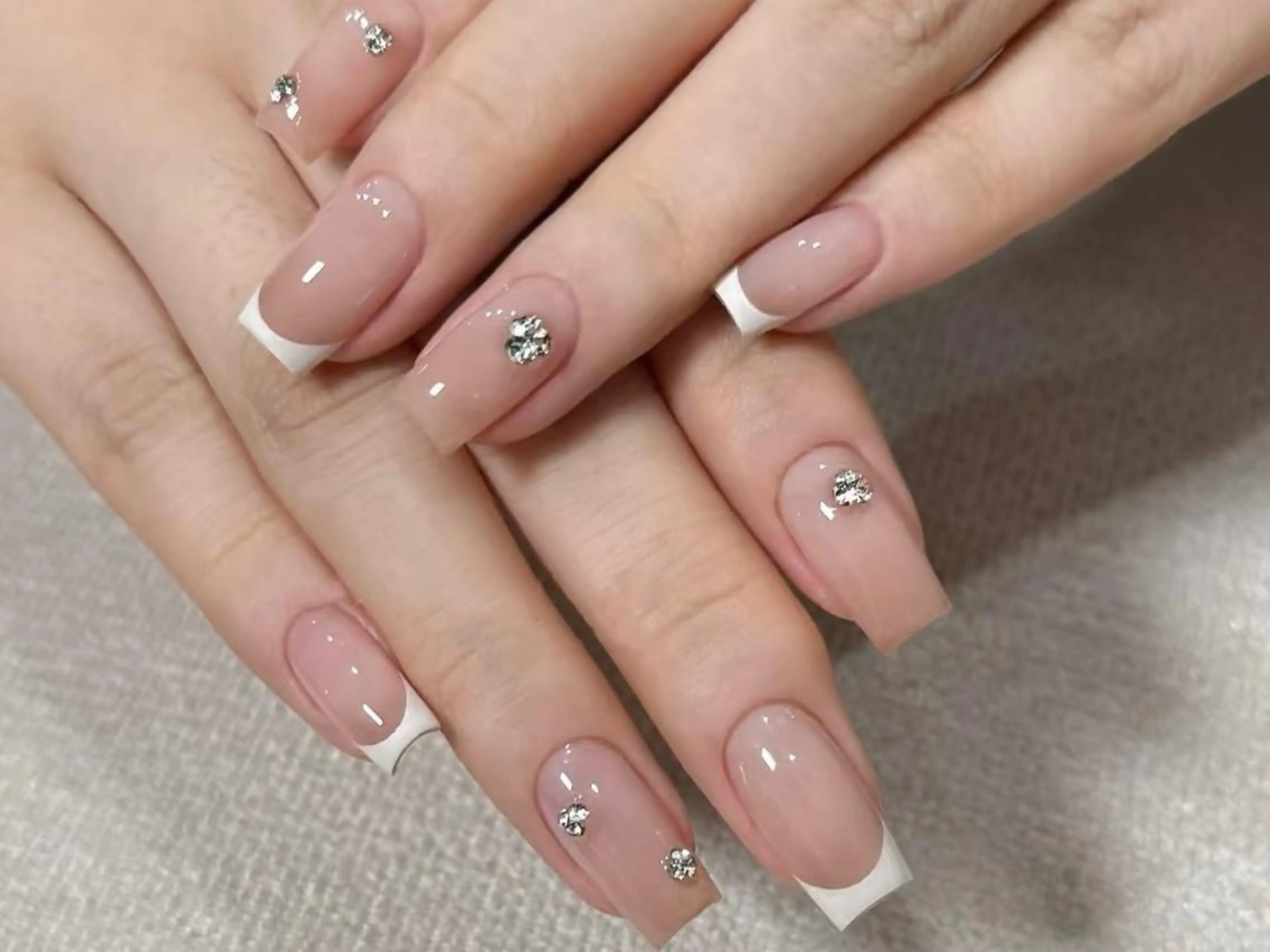 メンズ ネイル メンズ韓国風 オーロラネイル チークネイル 長さ出し フットネイル Candy nailのネイルデザイン