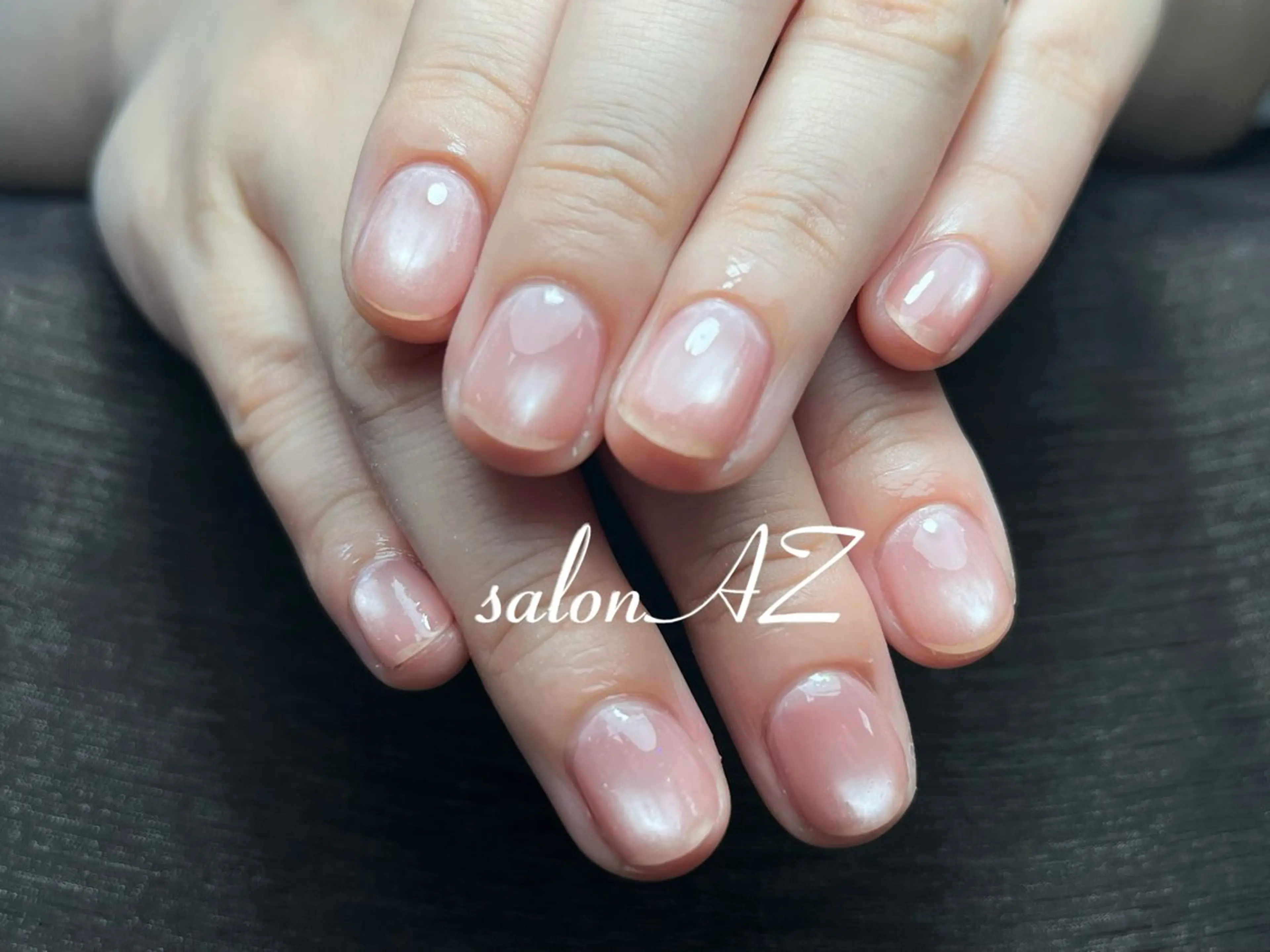 ネイル アートネイル 長さ出し フットネイル フレンチネイル ジェルネイル salon AZのネイルデザイン