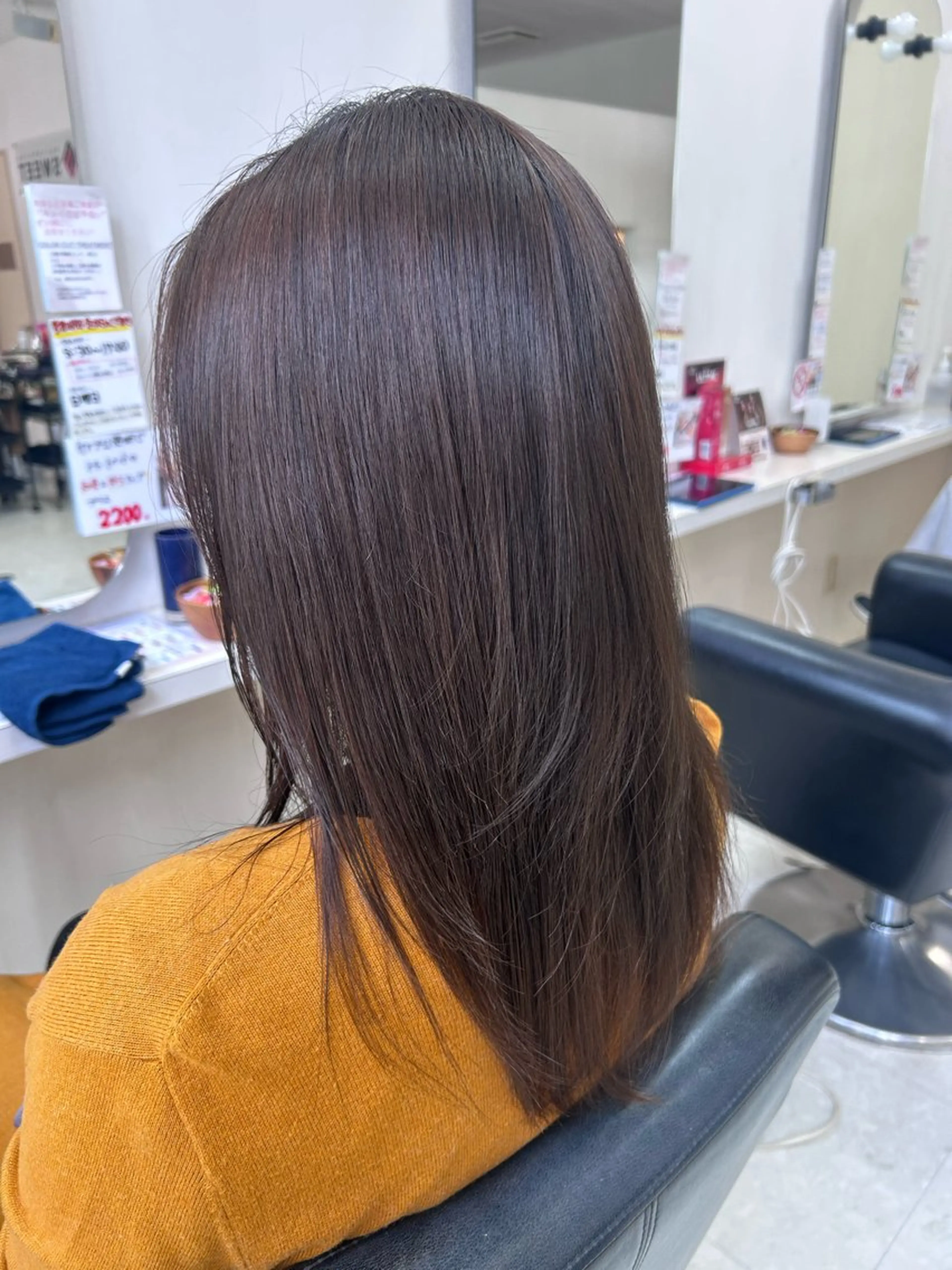 ロング カラー 若松 絵美のヘアスタイル