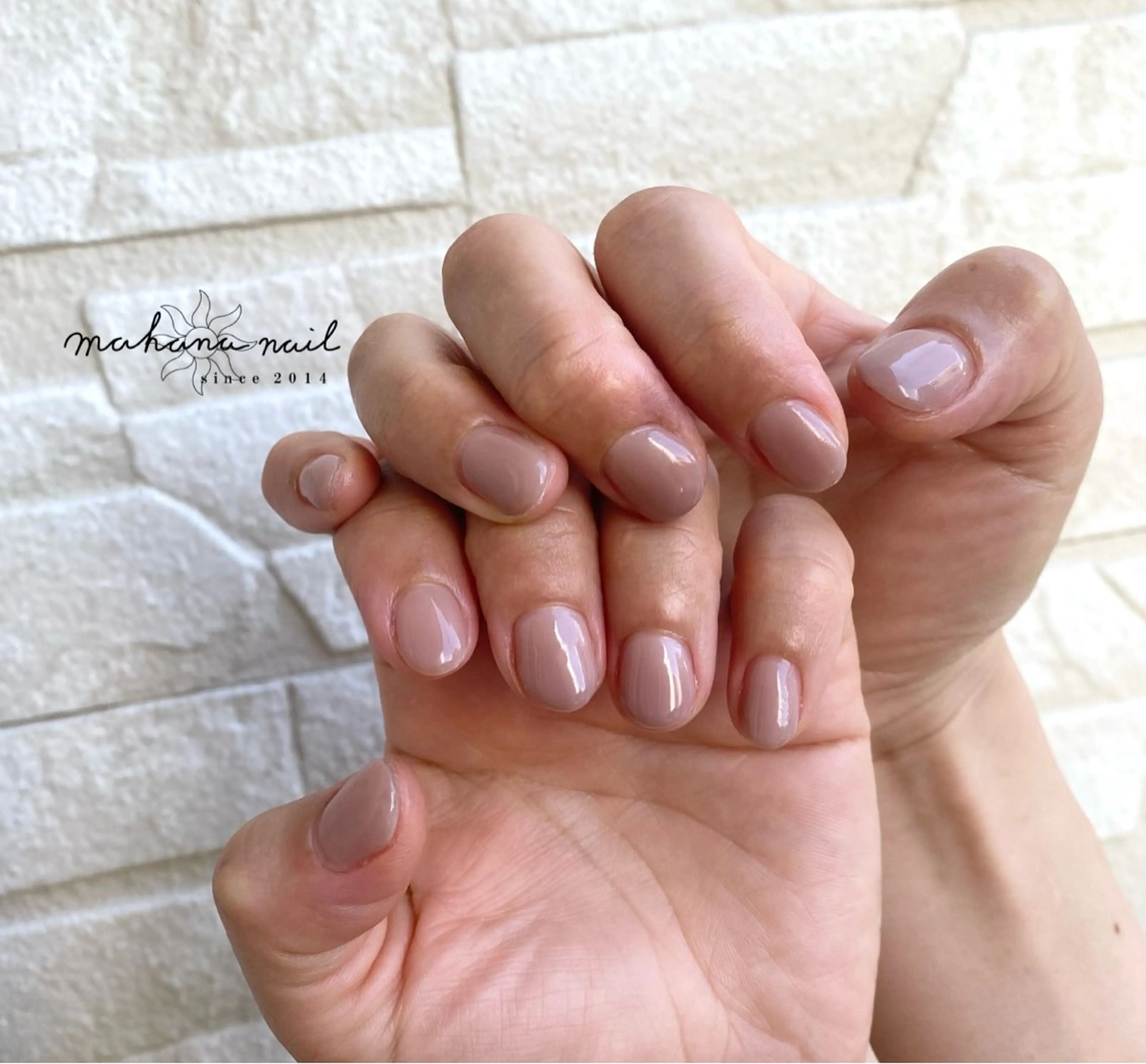 ネイル ワンカラーネイル mahana nailのネイルデザイン