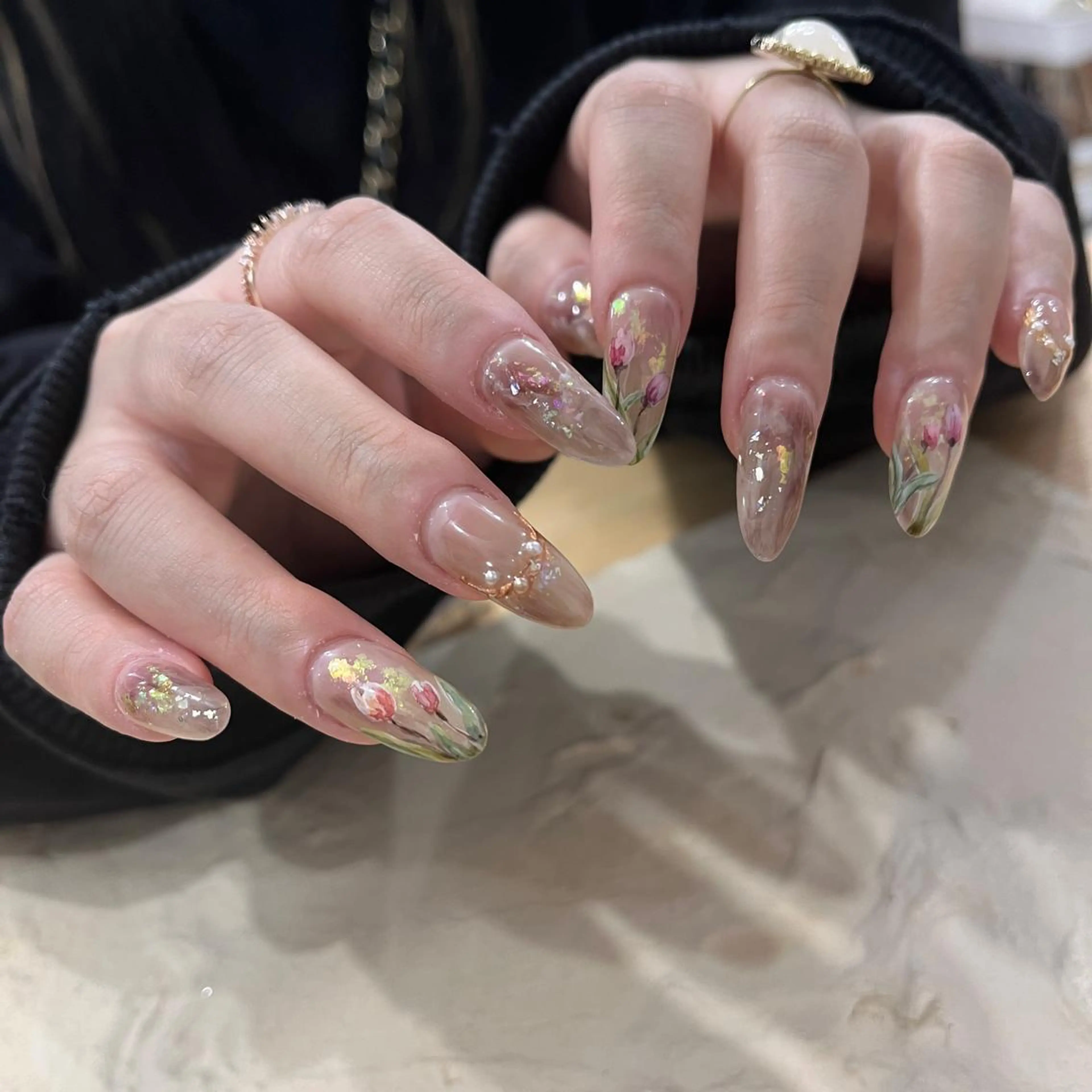 ネイル スカルプネイル Musee art 亀戸店のネイルデザイン