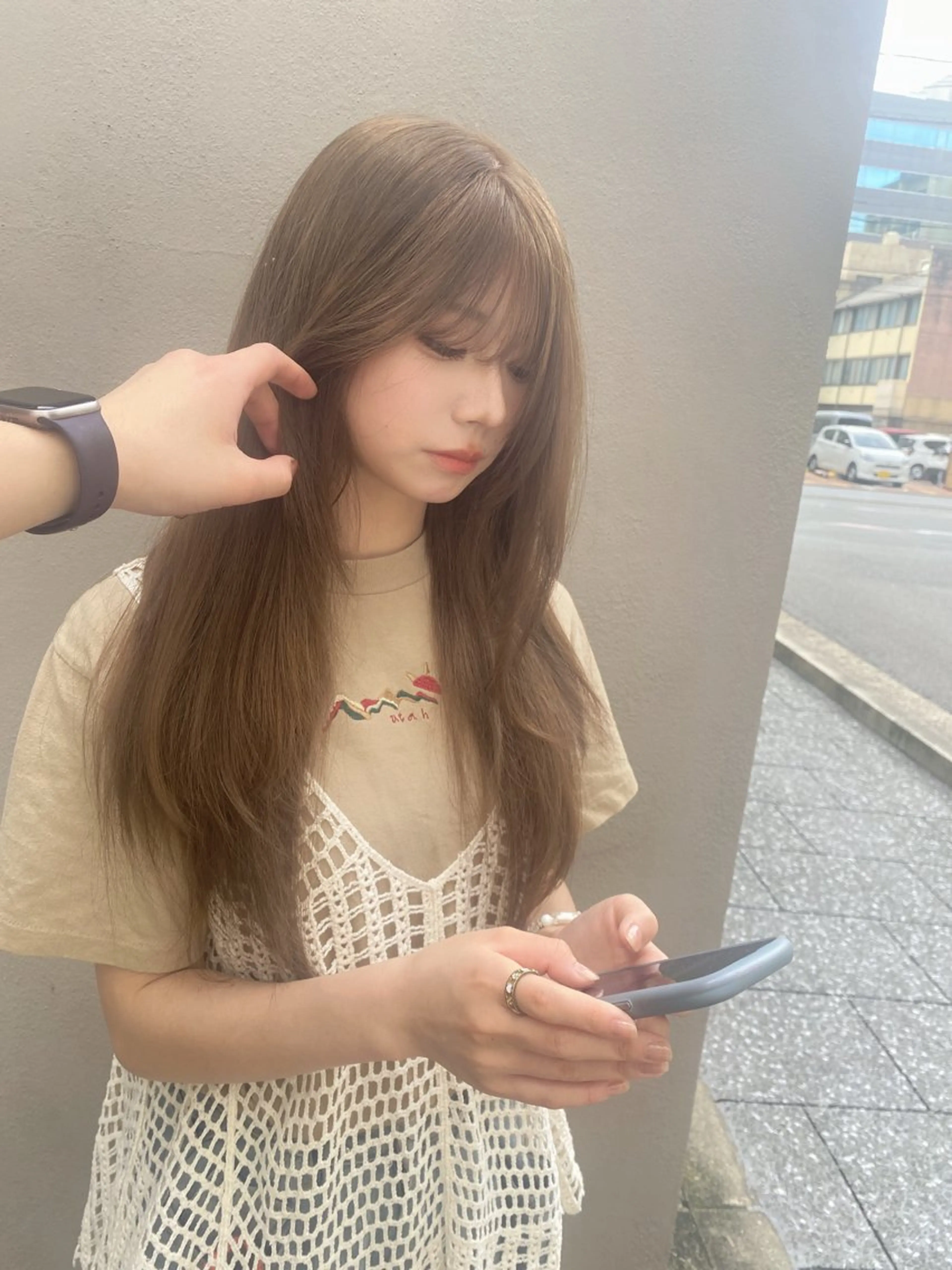 ロング 宮田海聖 ナチュラル/美髪のヘアスタイル