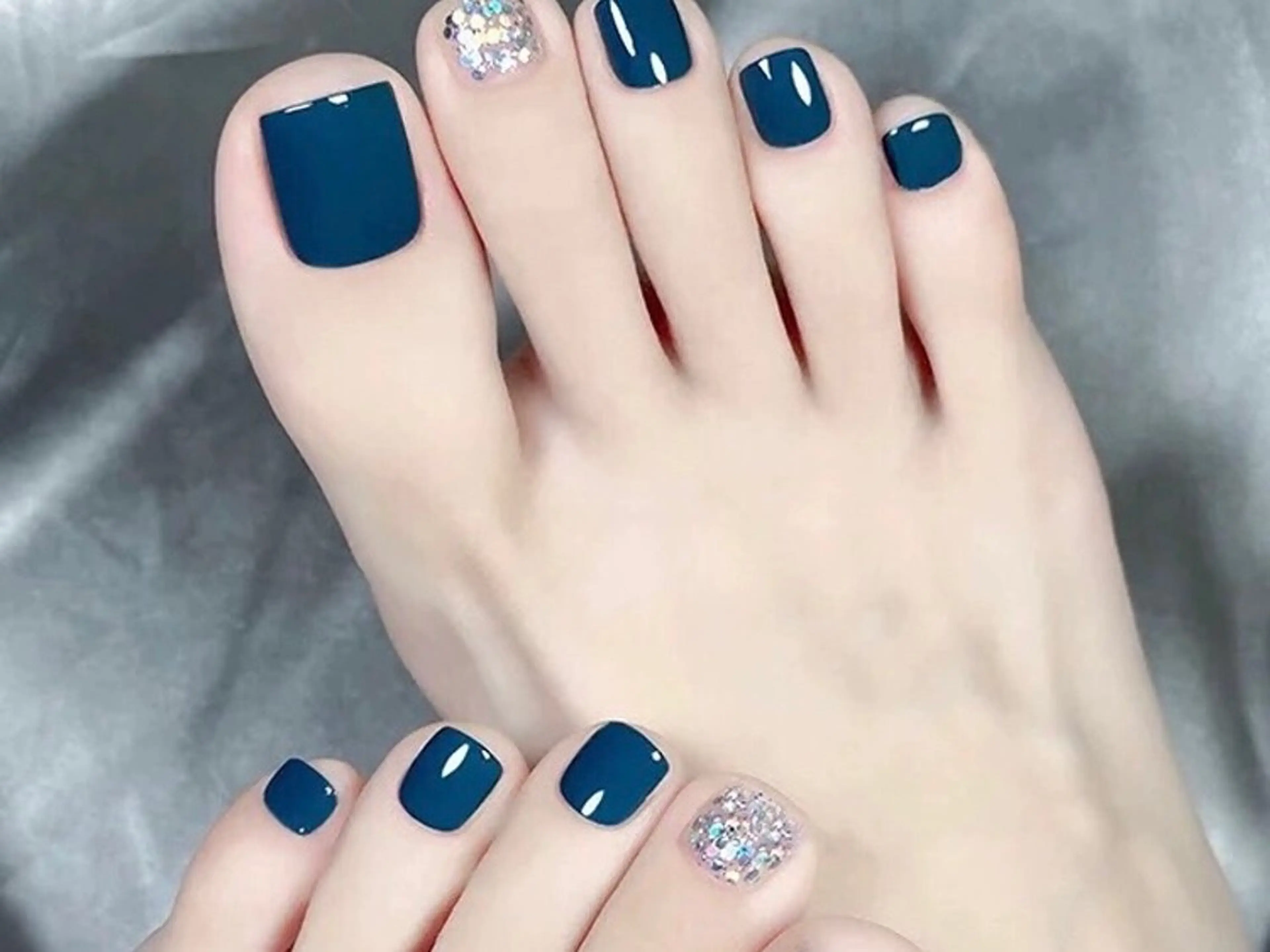 ネイル フットネイル ワンカラーネイル フットネイル Candy nailのネイルデザイン