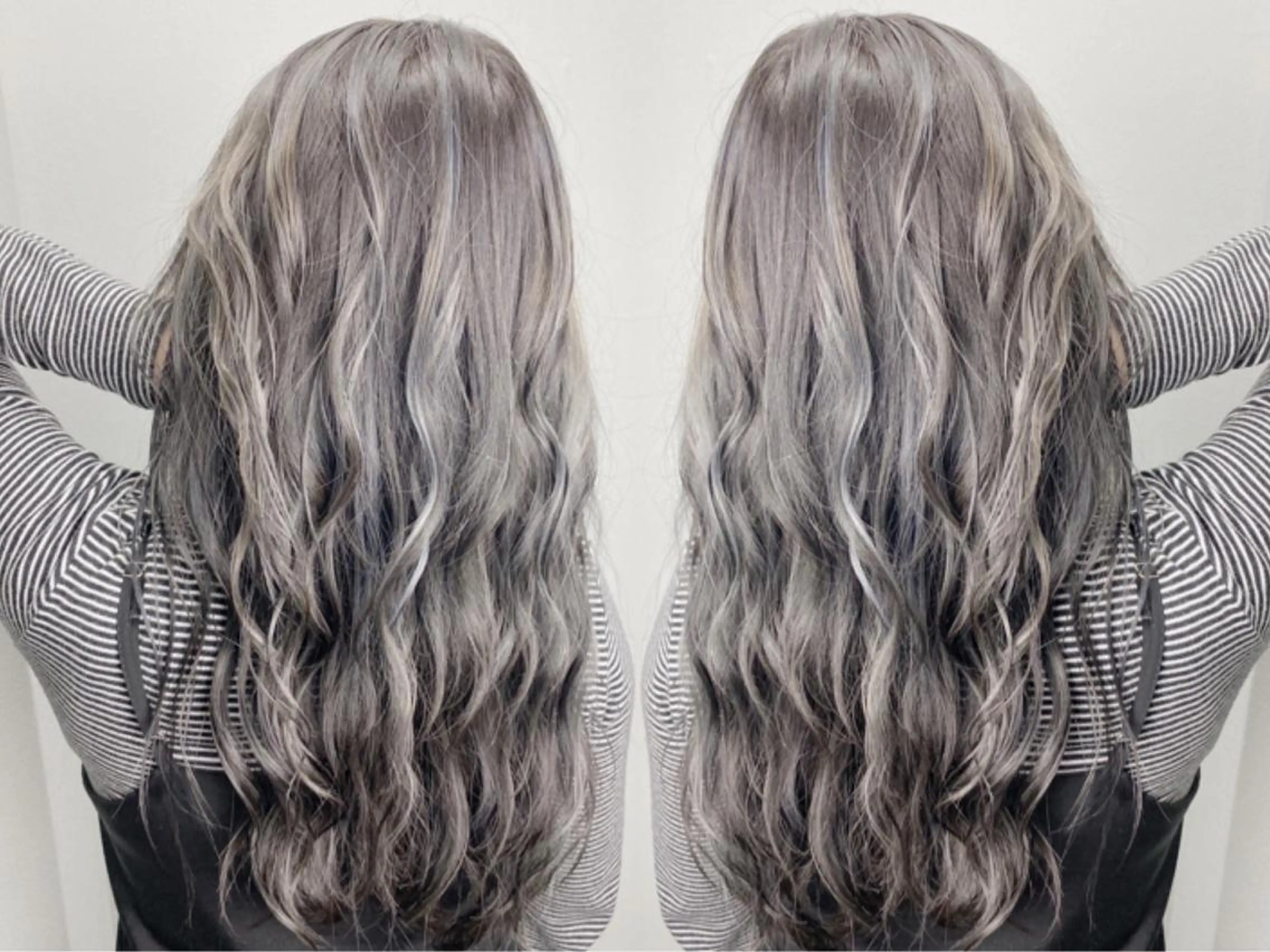 ロング カラー ヘアアレンジ メンズ 🧡ブリーチ特化🧡 透明感ハイトーン🧡のヘアスタイル