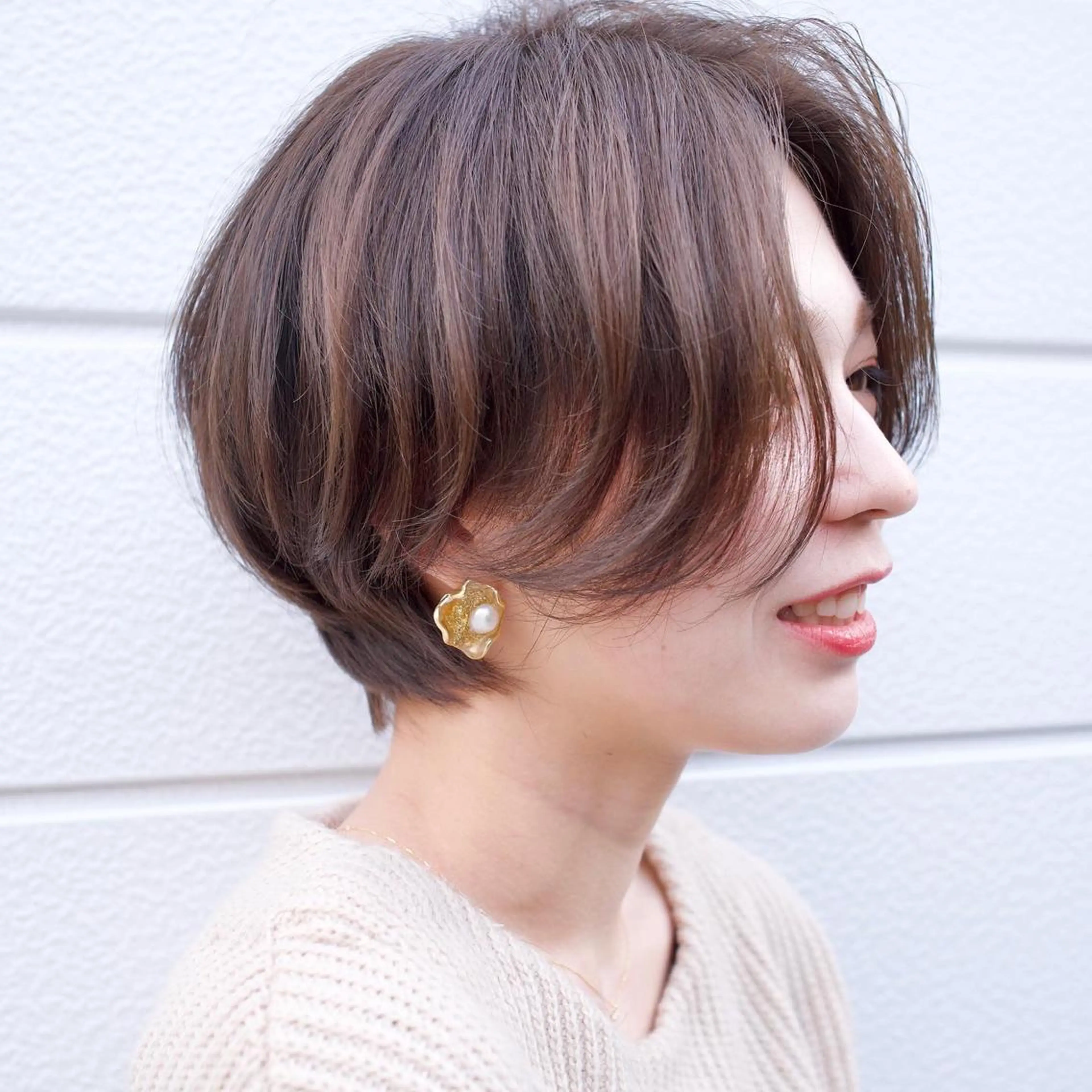 ショート カラー ショートボブ ボブ ショートヘア 衣笠 雅俊のヘアスタイル
