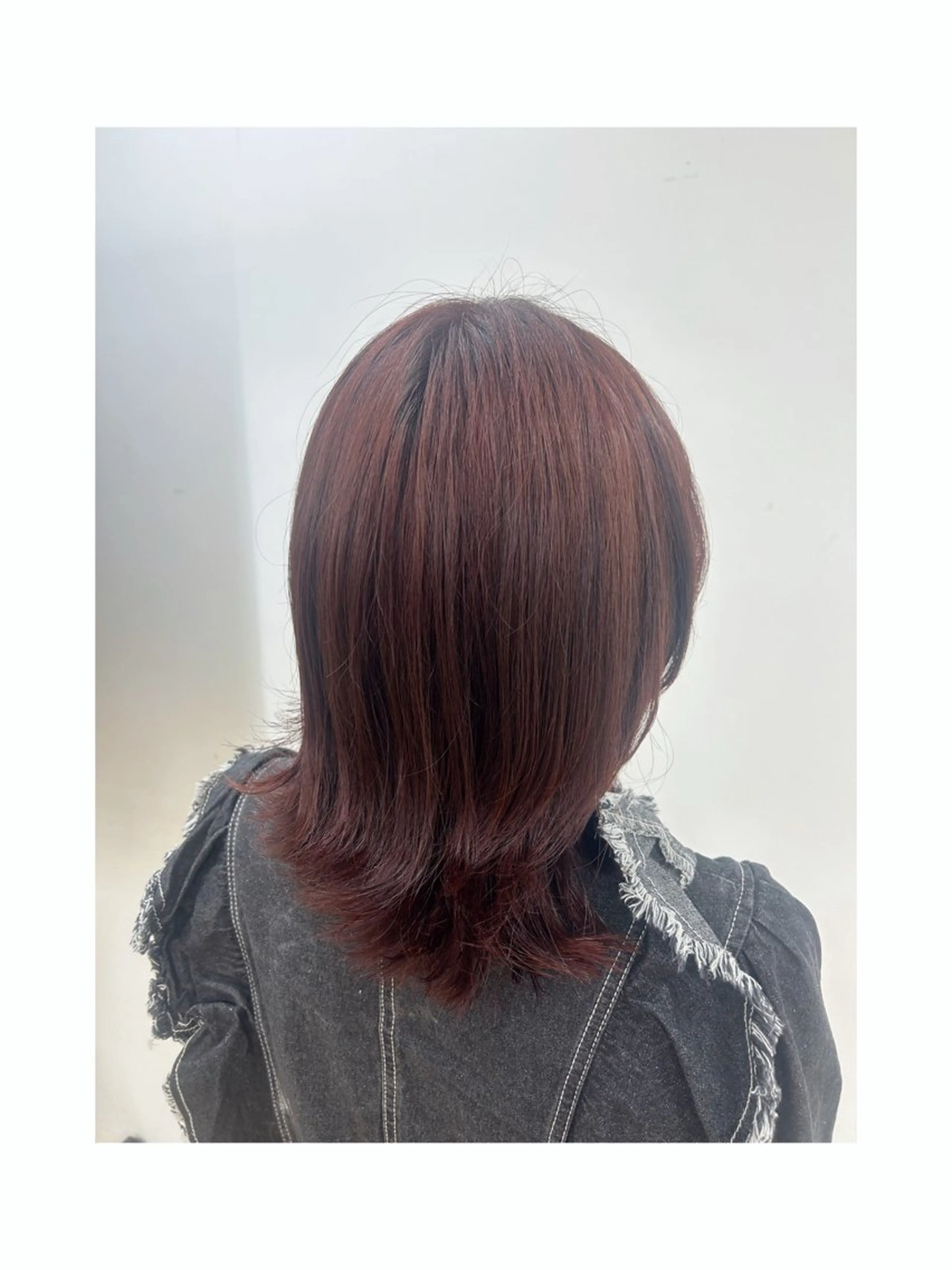 ミディアム カラー 透明感＆艶カラー✨️ Honokaのヘアスタイル