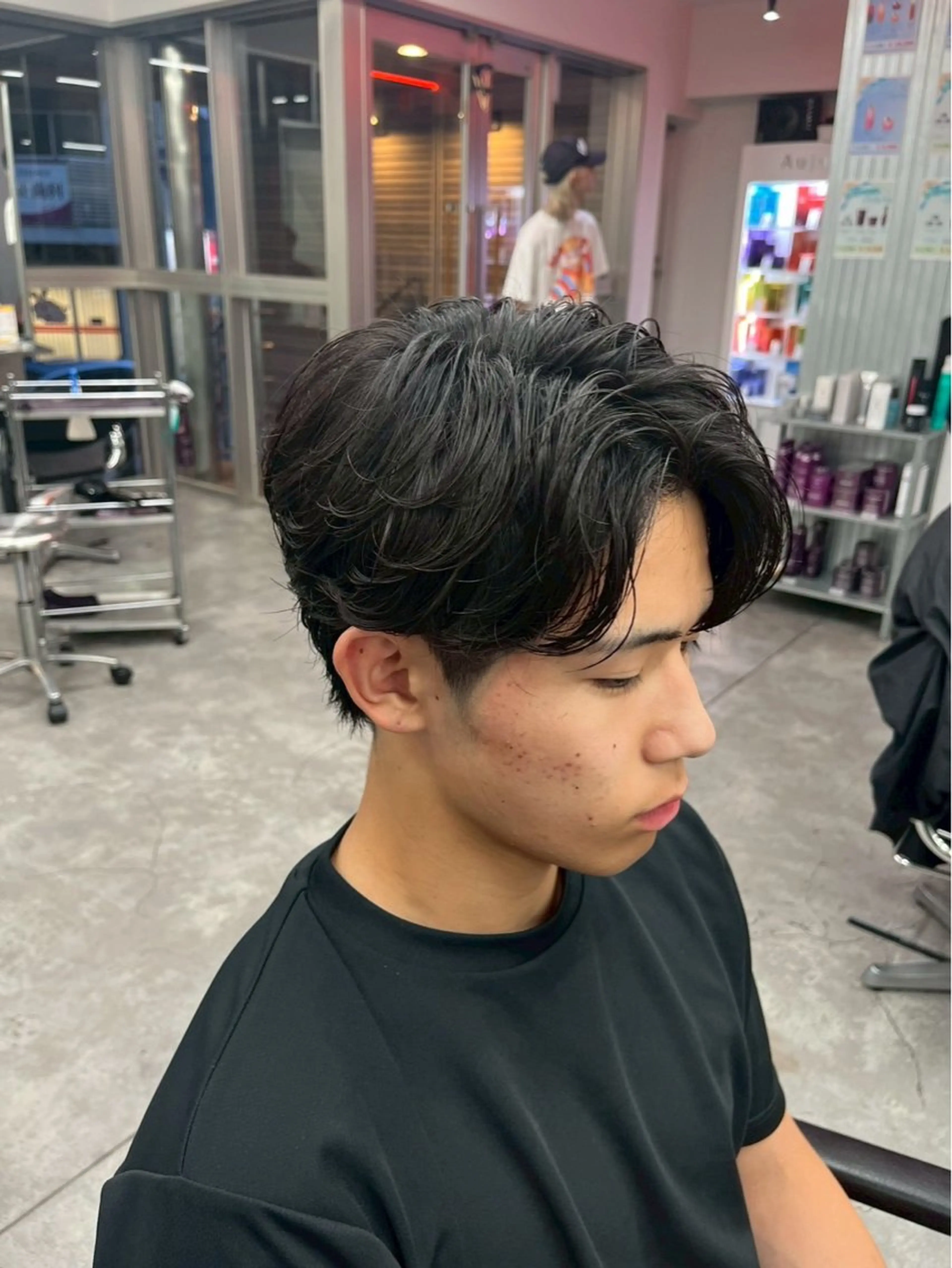 メンズ 熊谷 莉緒のヘアスタイル