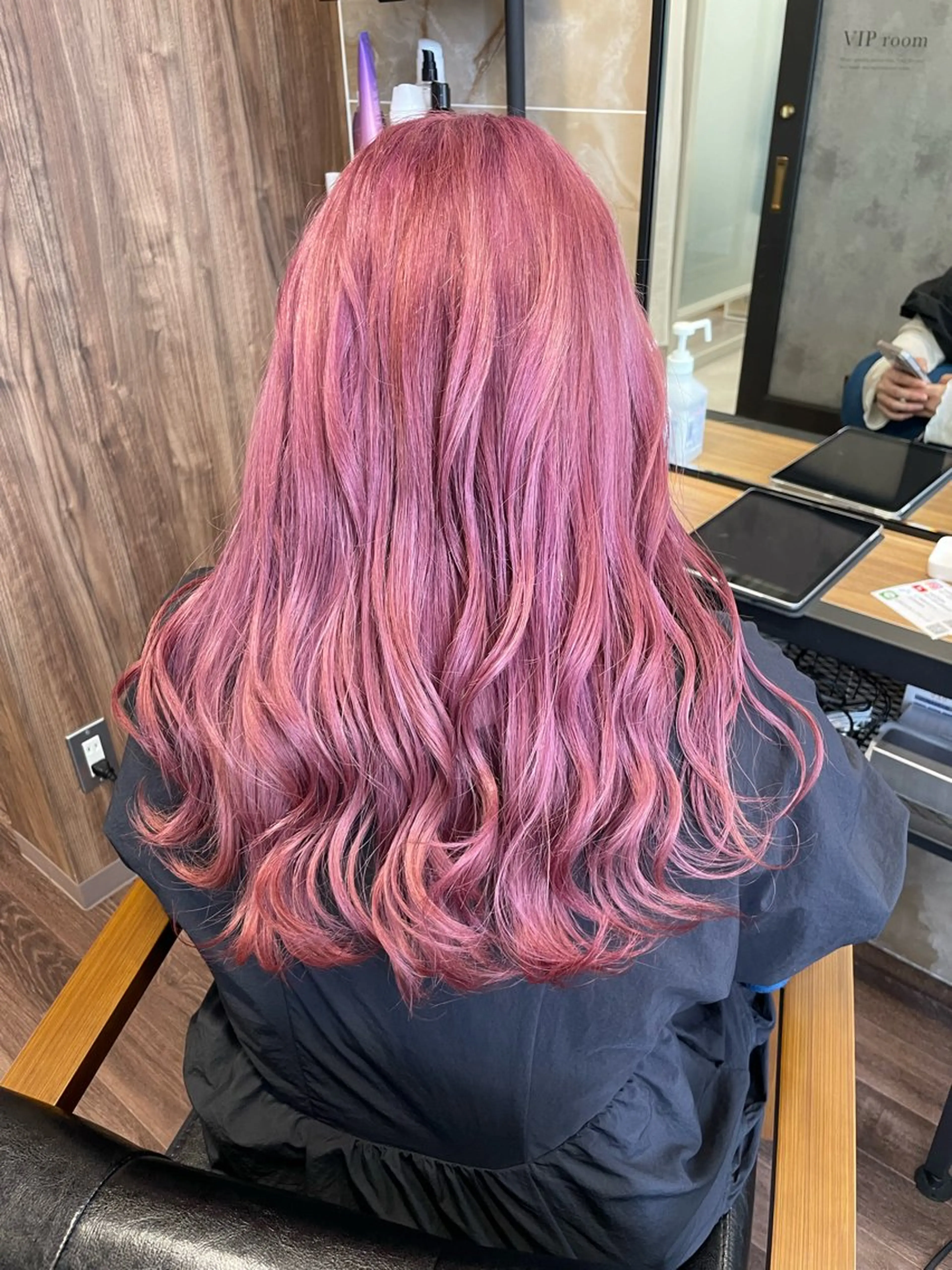 セミロング カラー ヘアカラー トリートメント Lull (シェアサロンReco VIProom)所属・Lull1人美容室 バレイヤージュのヘアスタイル