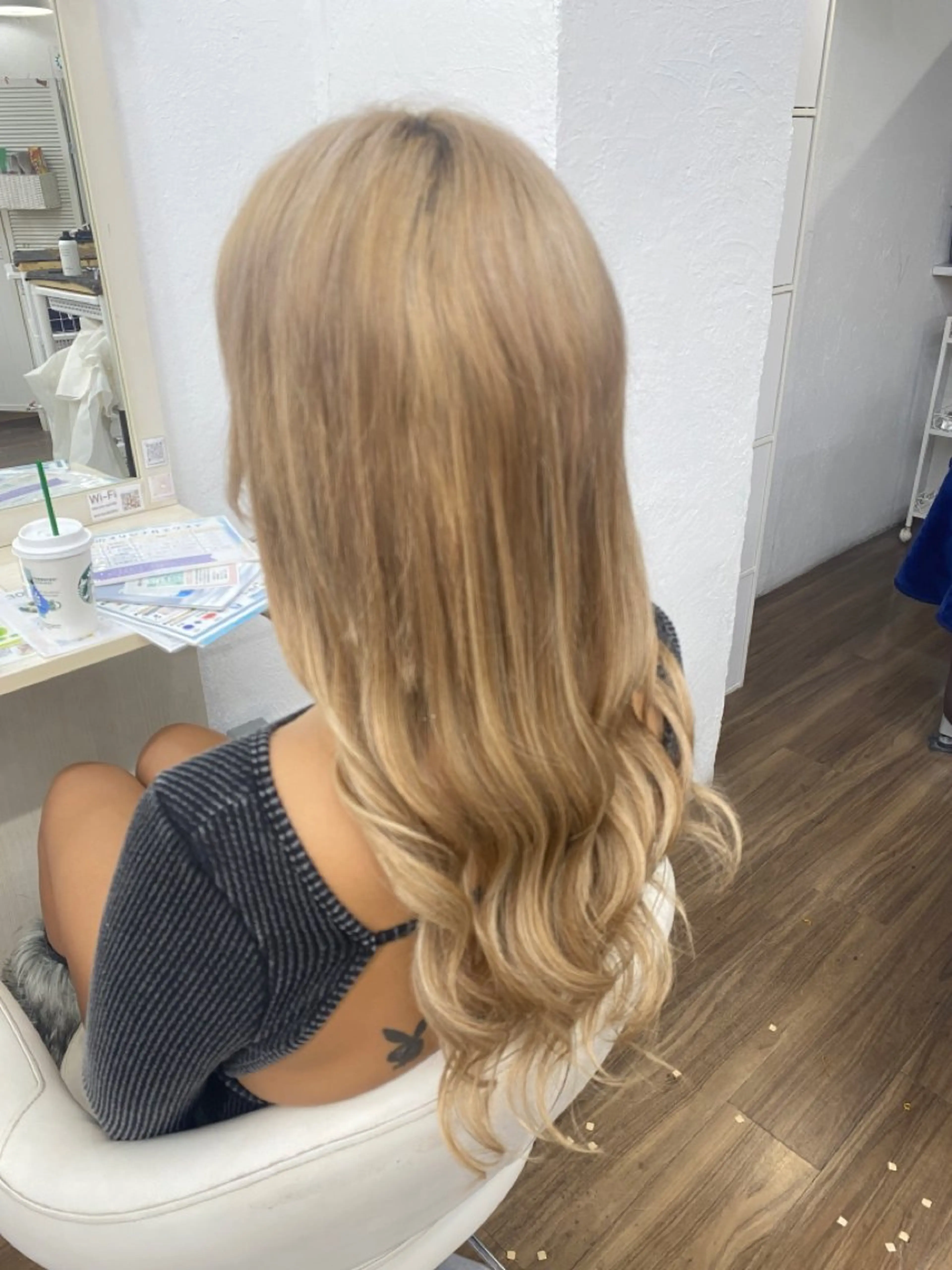 ロング エクステ ロング エクステ GLOSS 心斎橋 山上のヘアスタイル