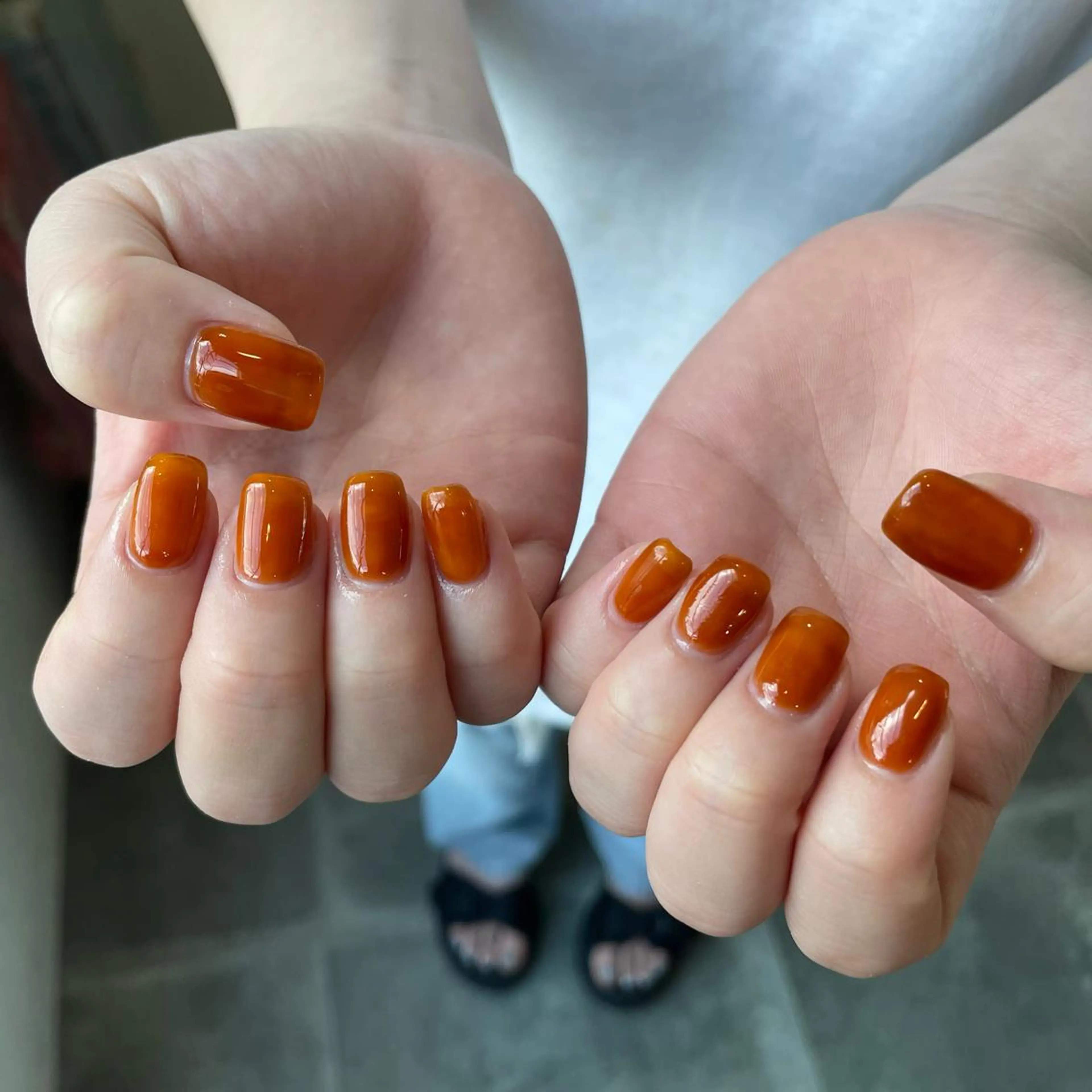 ネイル ワンカラーネイル SOL　nail イマナカのネイルデザイン