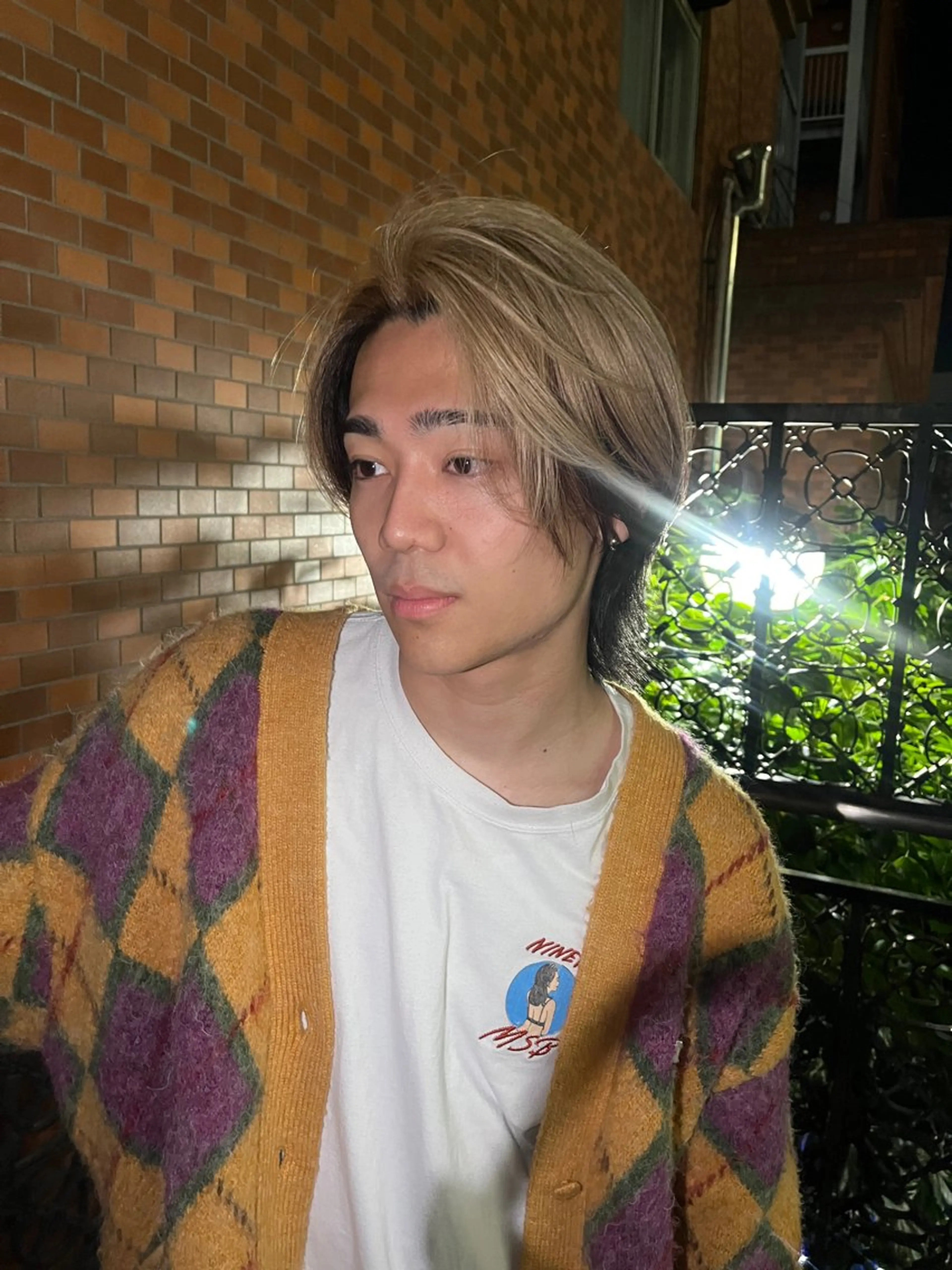 ショート カラー ブリーチ デザインカラー mellow NANAのヘアスタイル