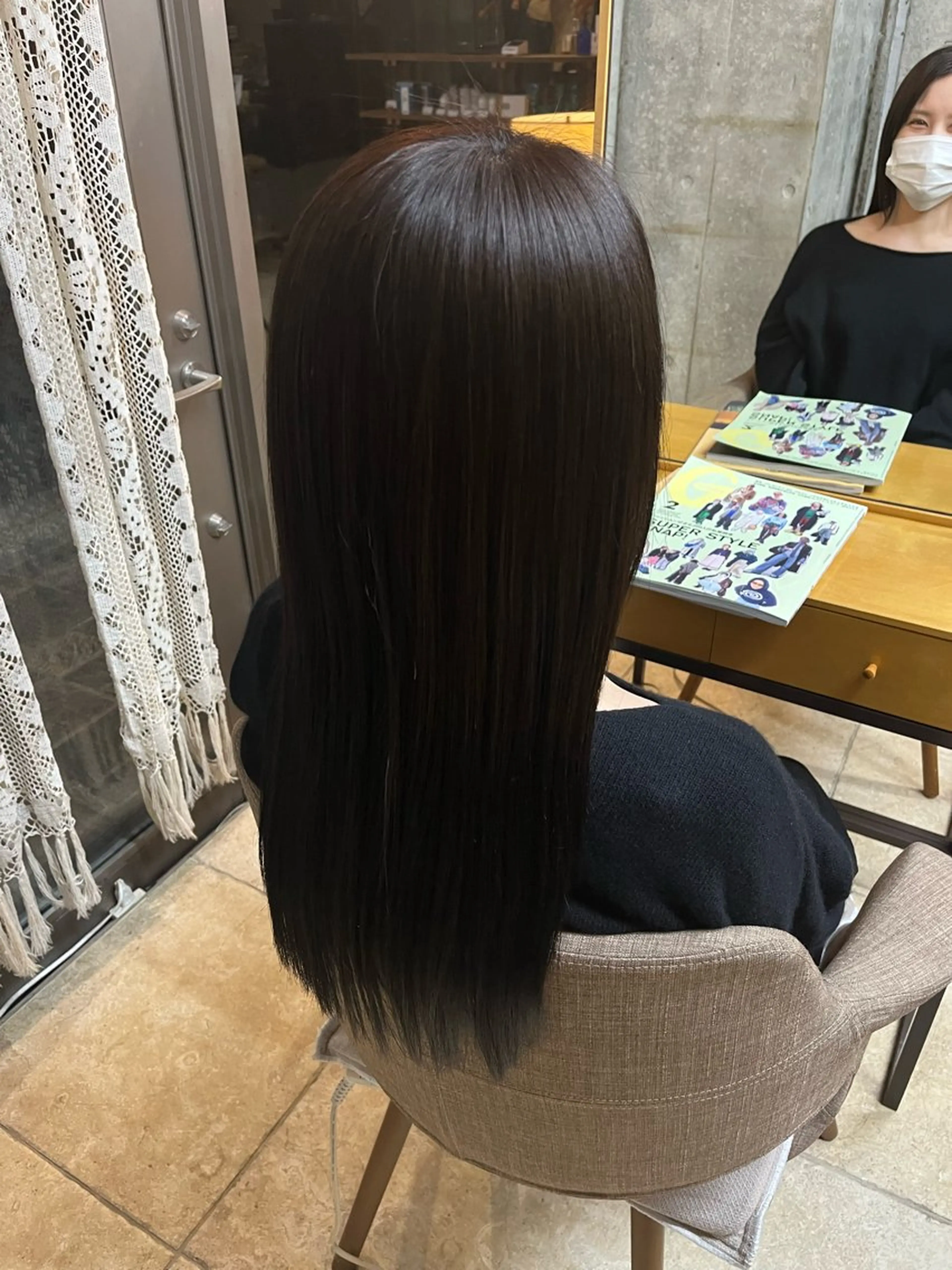 セミロング カラー 🌱ぱっつとボブカ ット🌱/Ryotaのヘアスタイル