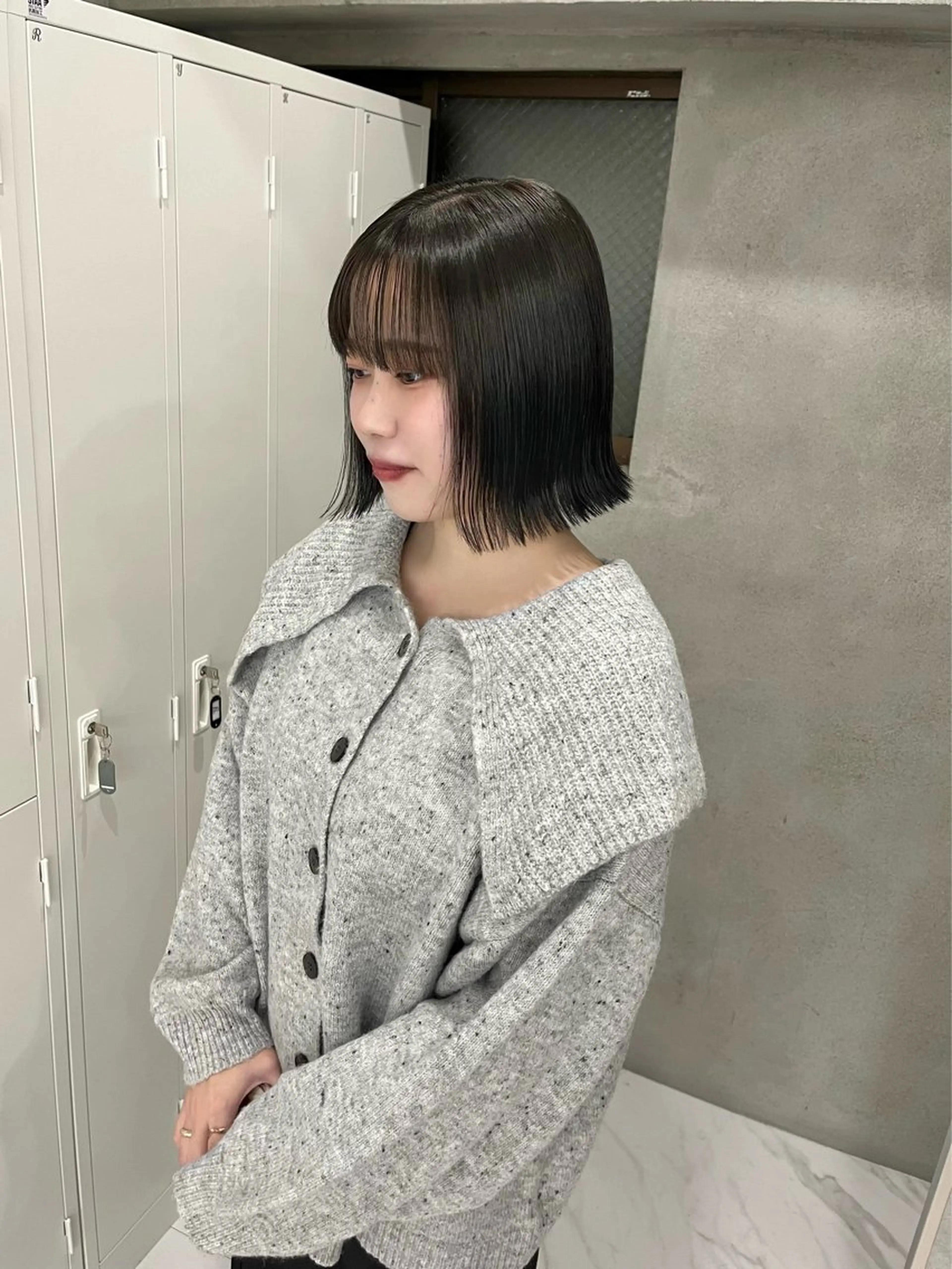 カラー 透明感カラー riko/レイヤー カット/ヘアセットのヘアスタイル