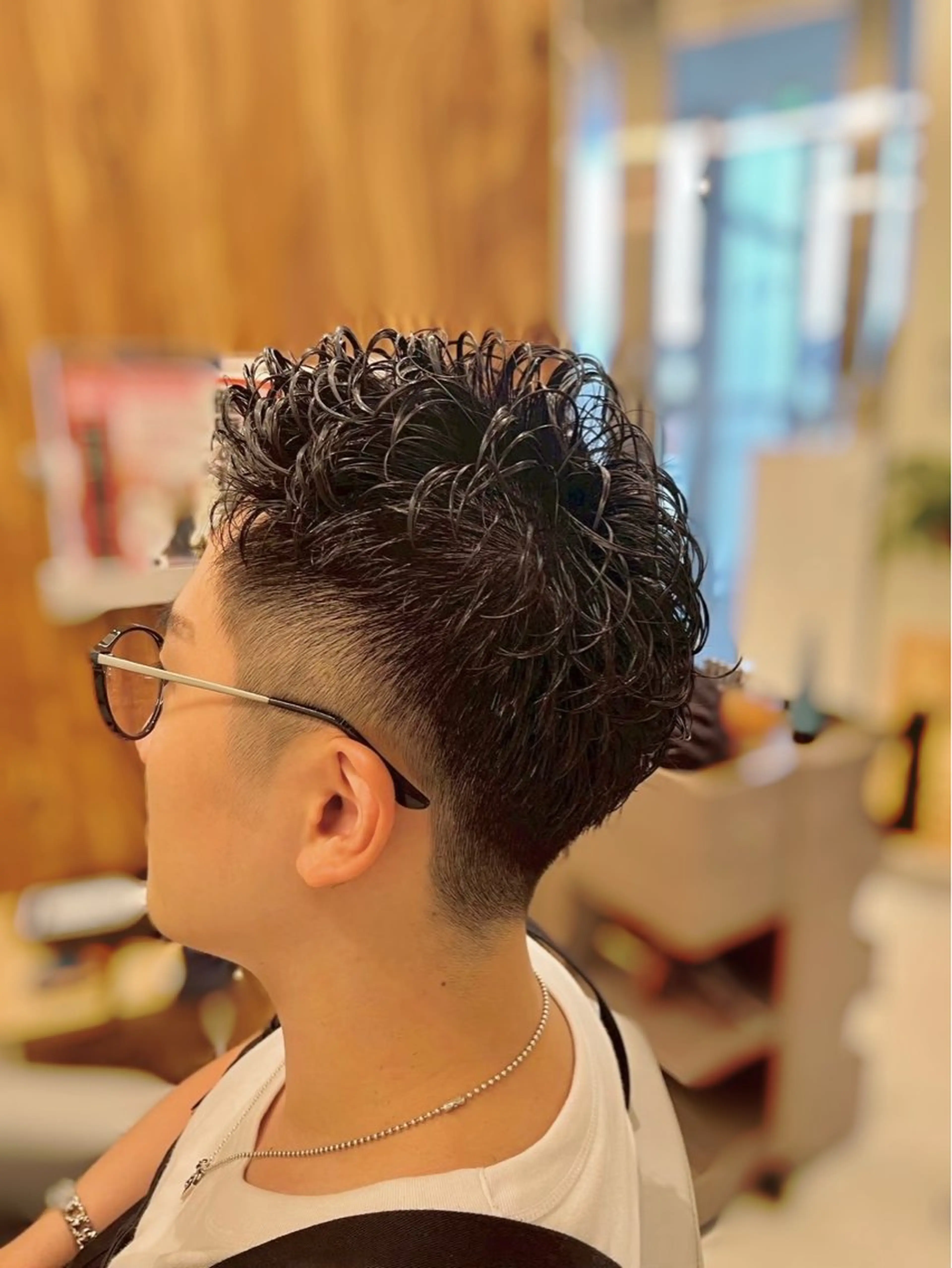 パーマ メンズ メンズパーマ カット パーマ 髪質改善/縮毛矯正 艶髪🔥高杉のヘアスタイル