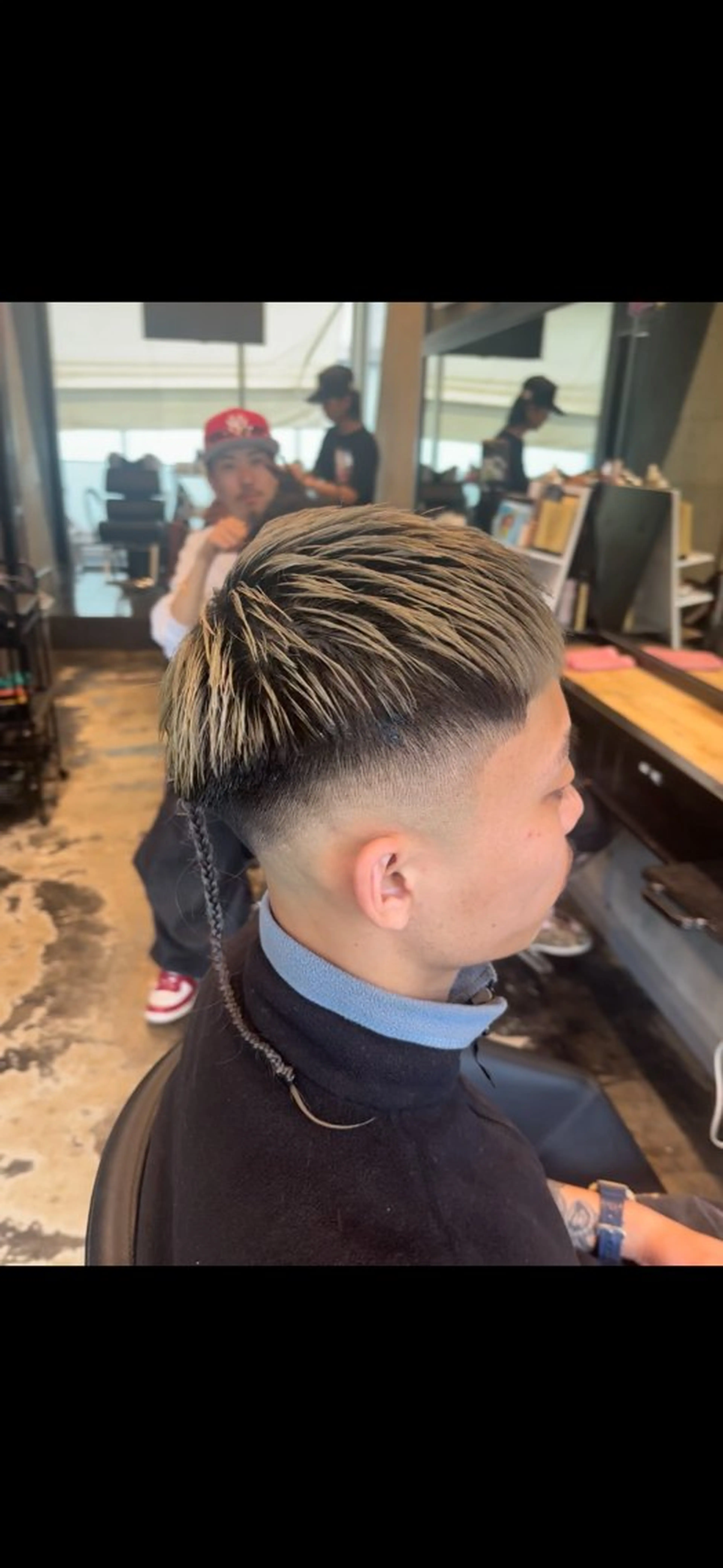 ショート メンズ フェードカット スキンフェード カット 文月 FUZUKIのヘアスタイル
