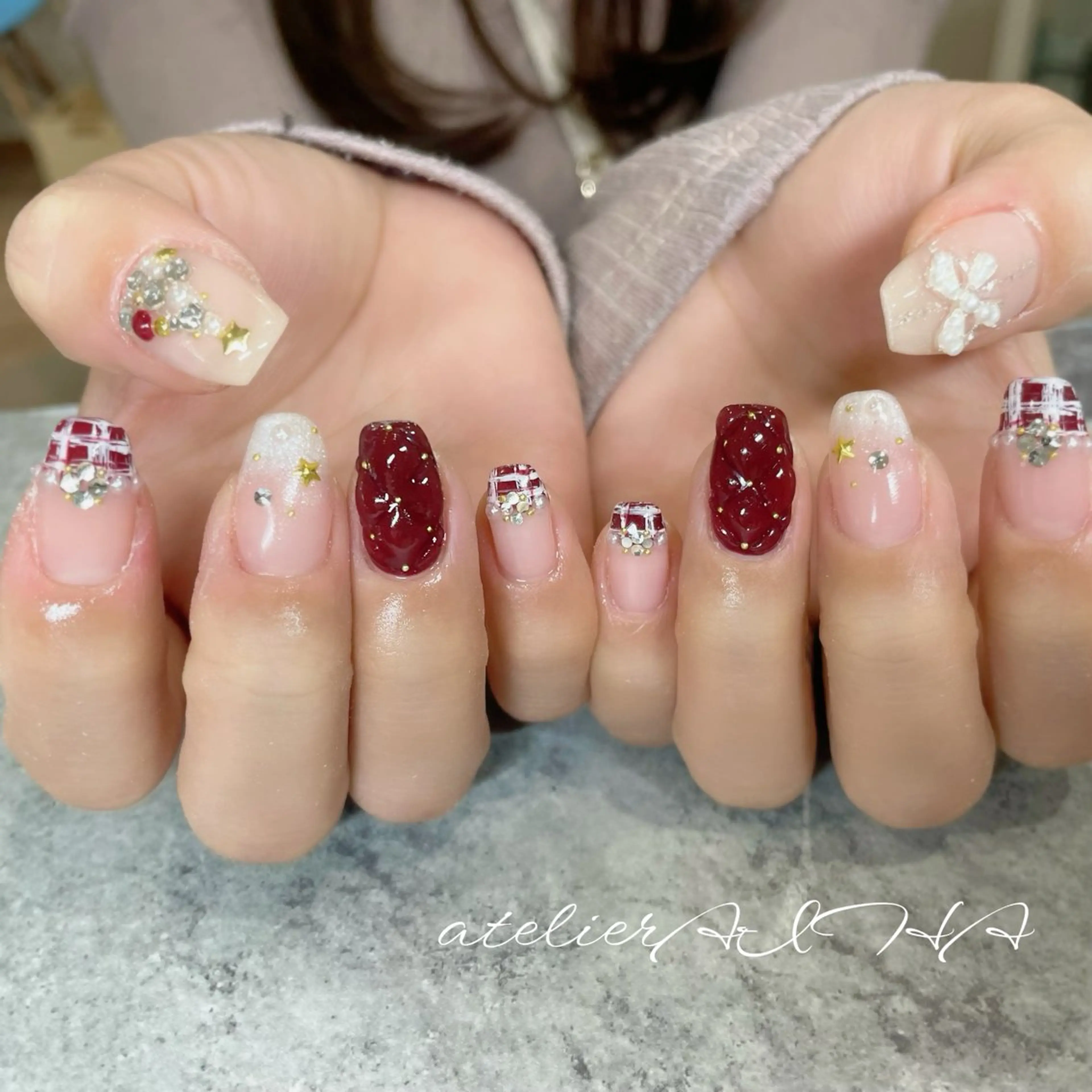 ネイル ハンドネイル アトリエAIHA★ フィルイン推奨サロンのネイルデザイン