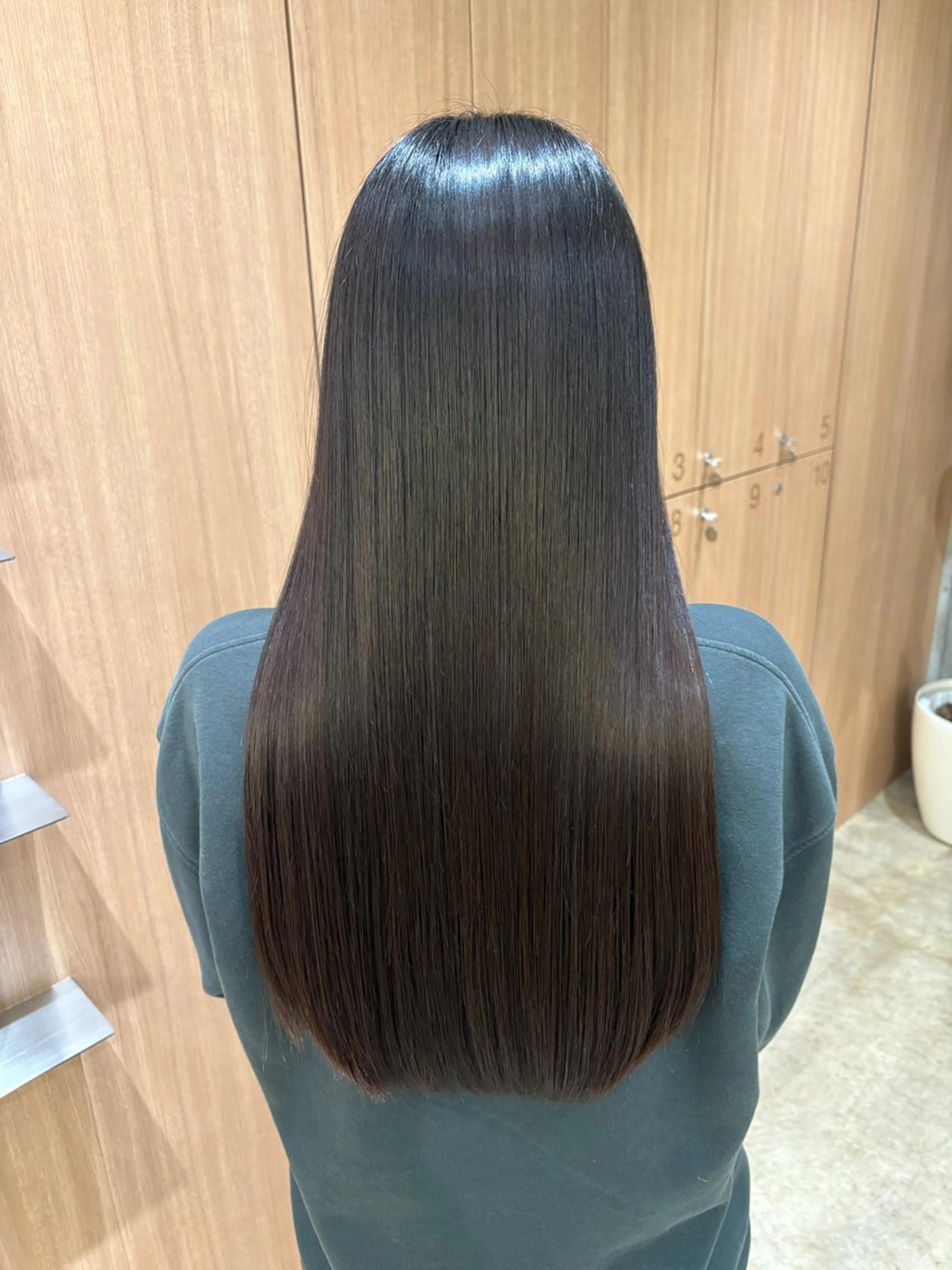 ロング 縮毛矯正 縮毛矯正 こぐれ みさきのヘアスタイル