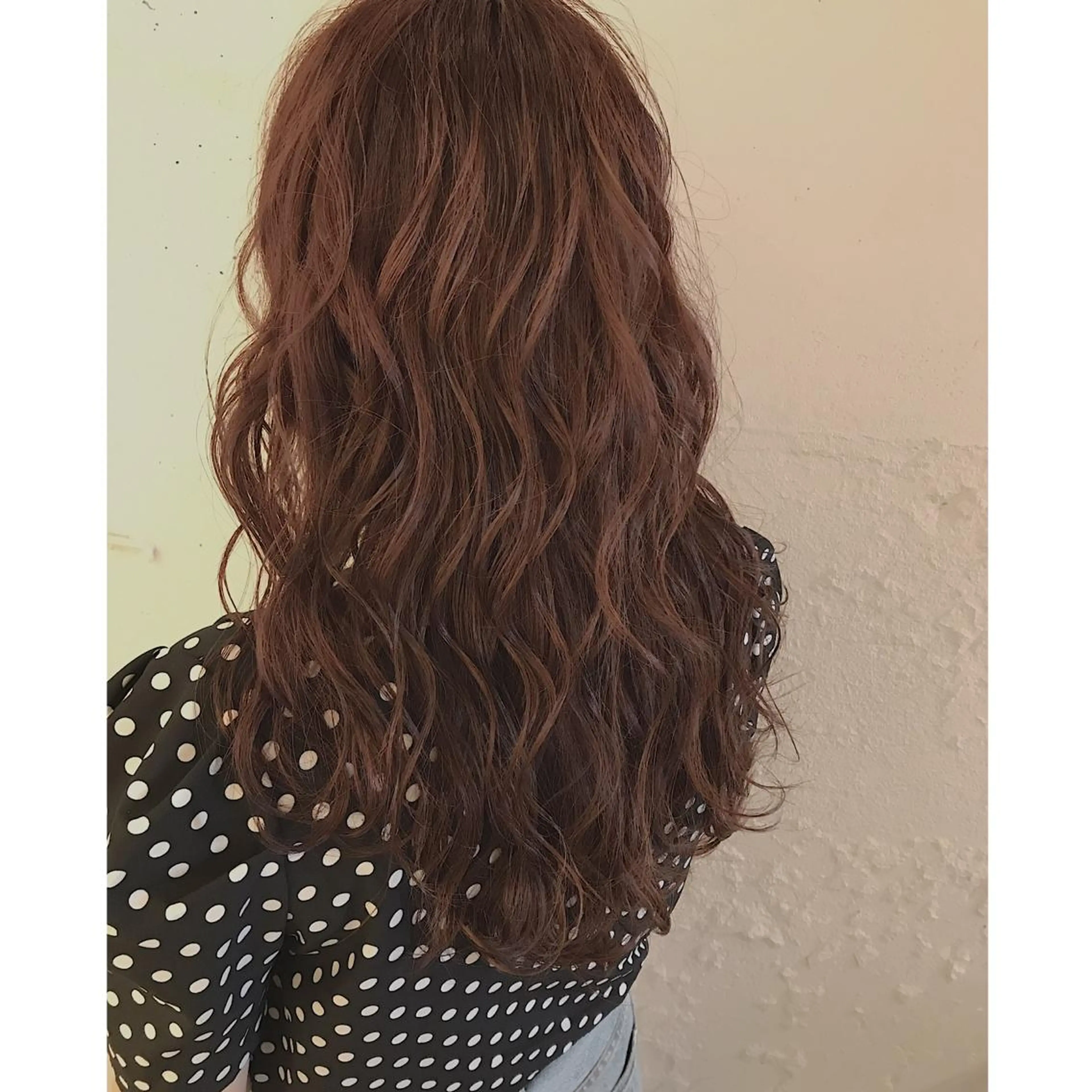 ロング カラー ベージュカラー ブリーチ ピンクカラー lani ブリーチ /ダブルカラーのヘアスタイル