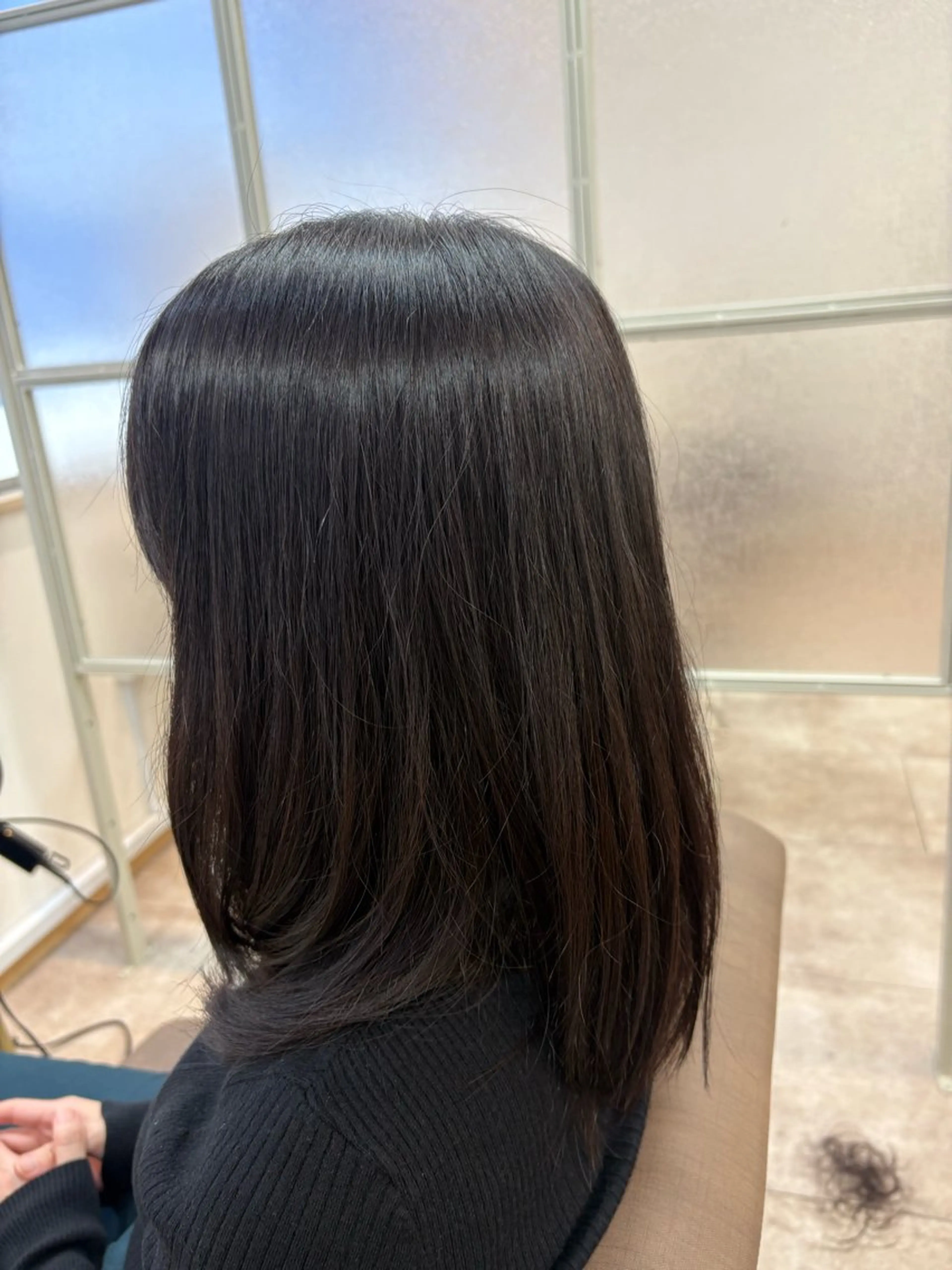 セミロング カット 縮毛矯正 トリートメント TELA HAIR 幕張本郷店　千尋のヘアスタイル