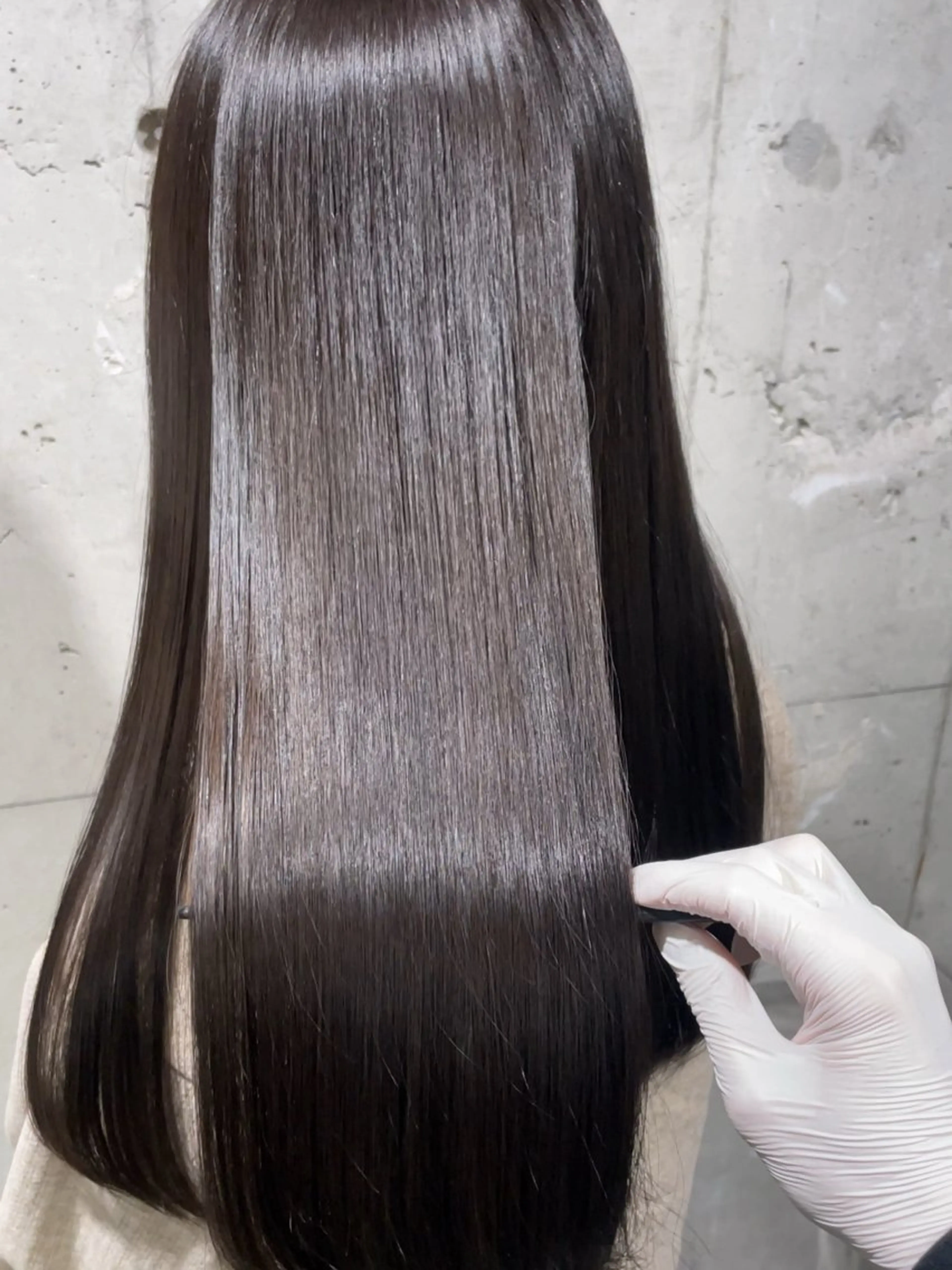 ロング トリートメント 酸熱トリートメント トリートメント 渡邊 妃春のヘアスタイル