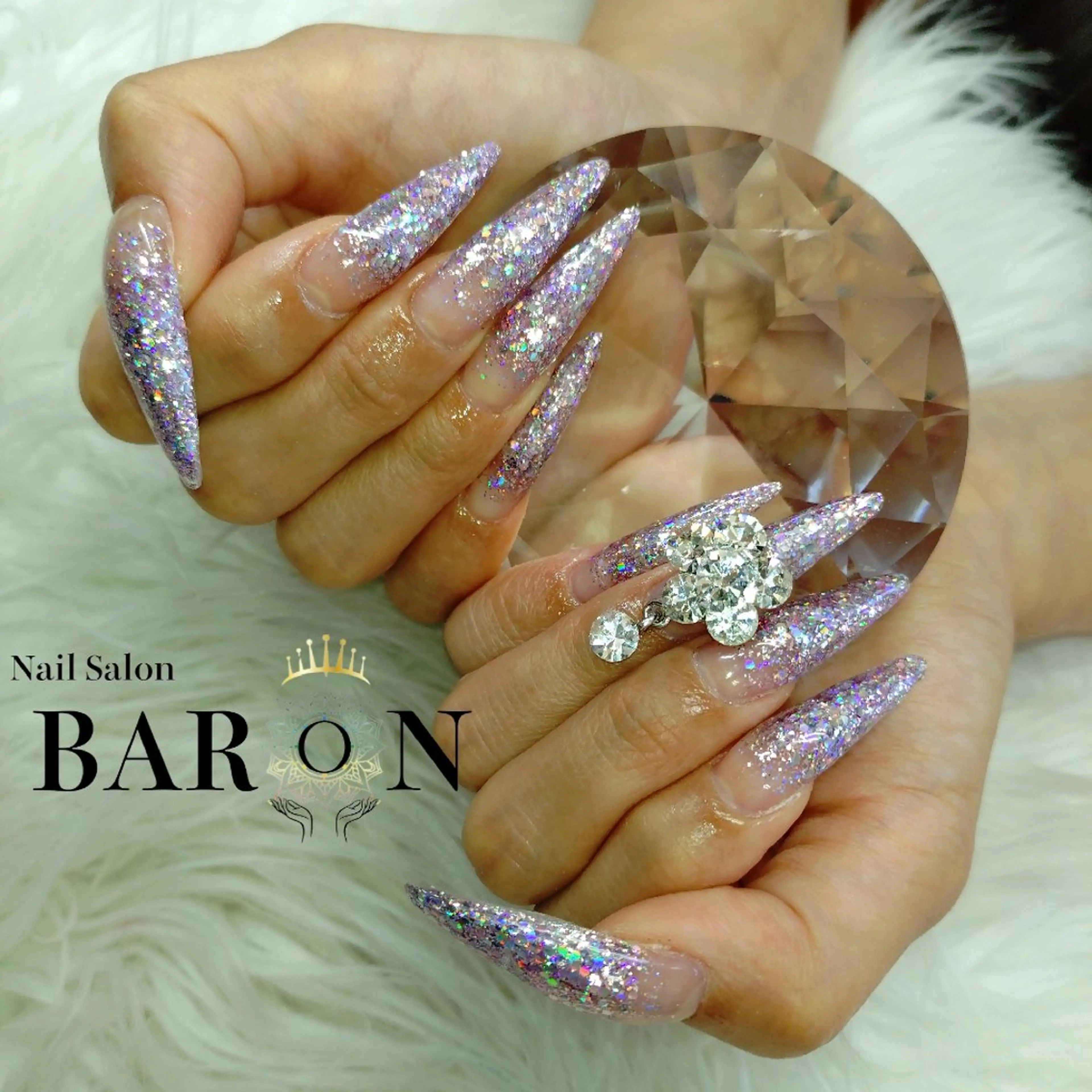 《オフなし》最先端スカルプ🩵ワンカラー/ラメグラ(指名料込)の写真