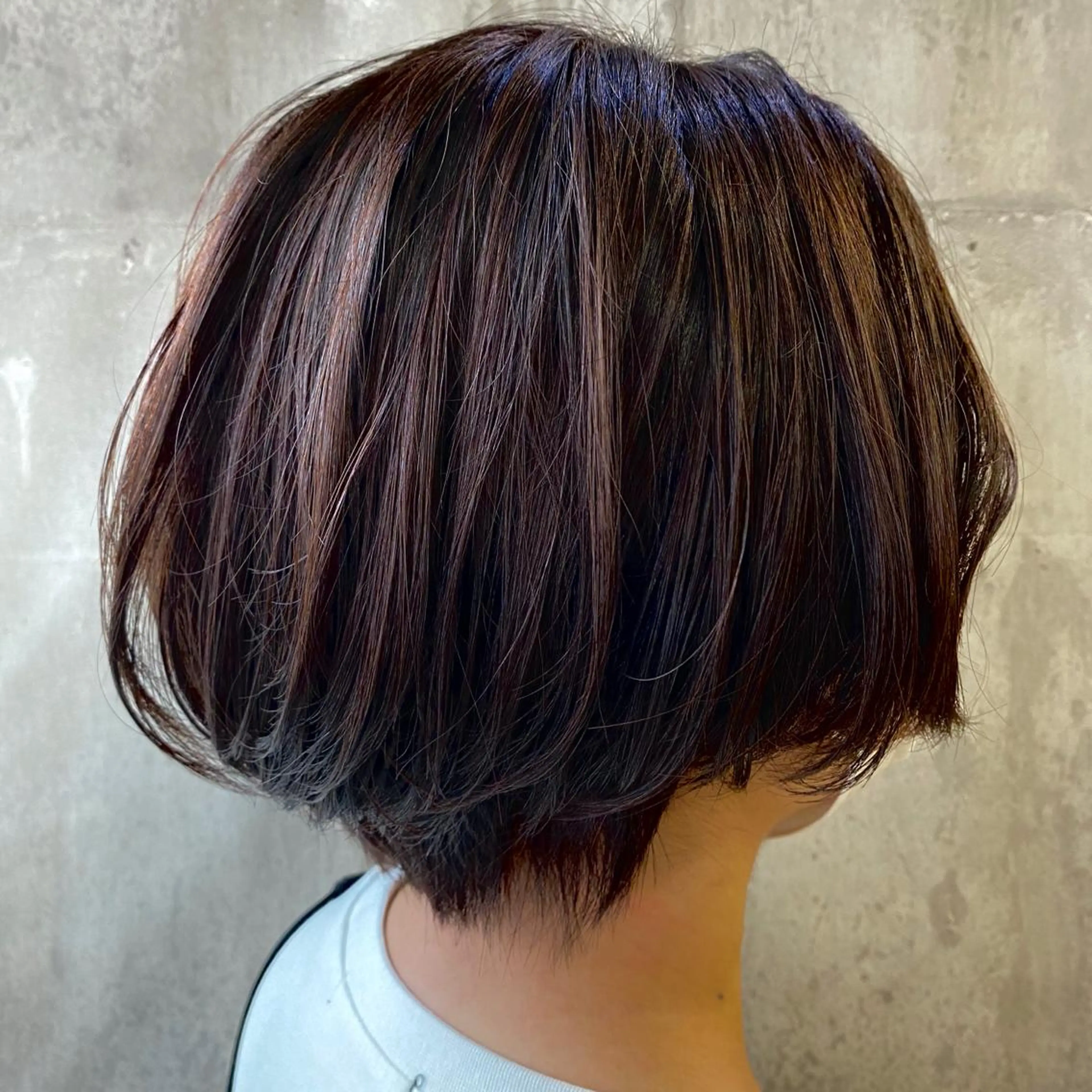 カラー バイオレットカラー Life Nagiのヘアスタイル