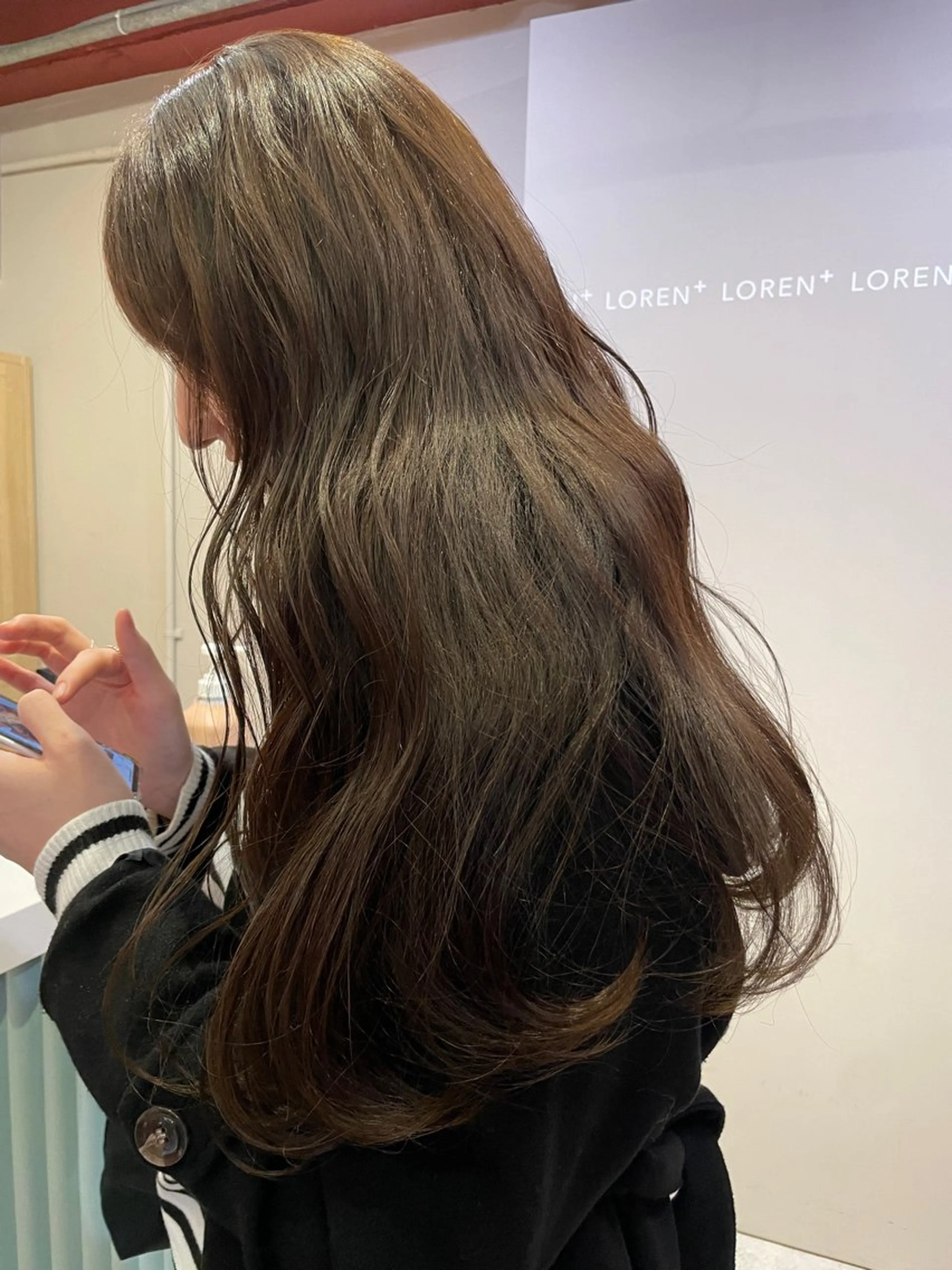 ロング カット ヘアカラー 透明感/レイヤー🎀 春カラー/エリコ🌈のヘアスタイル