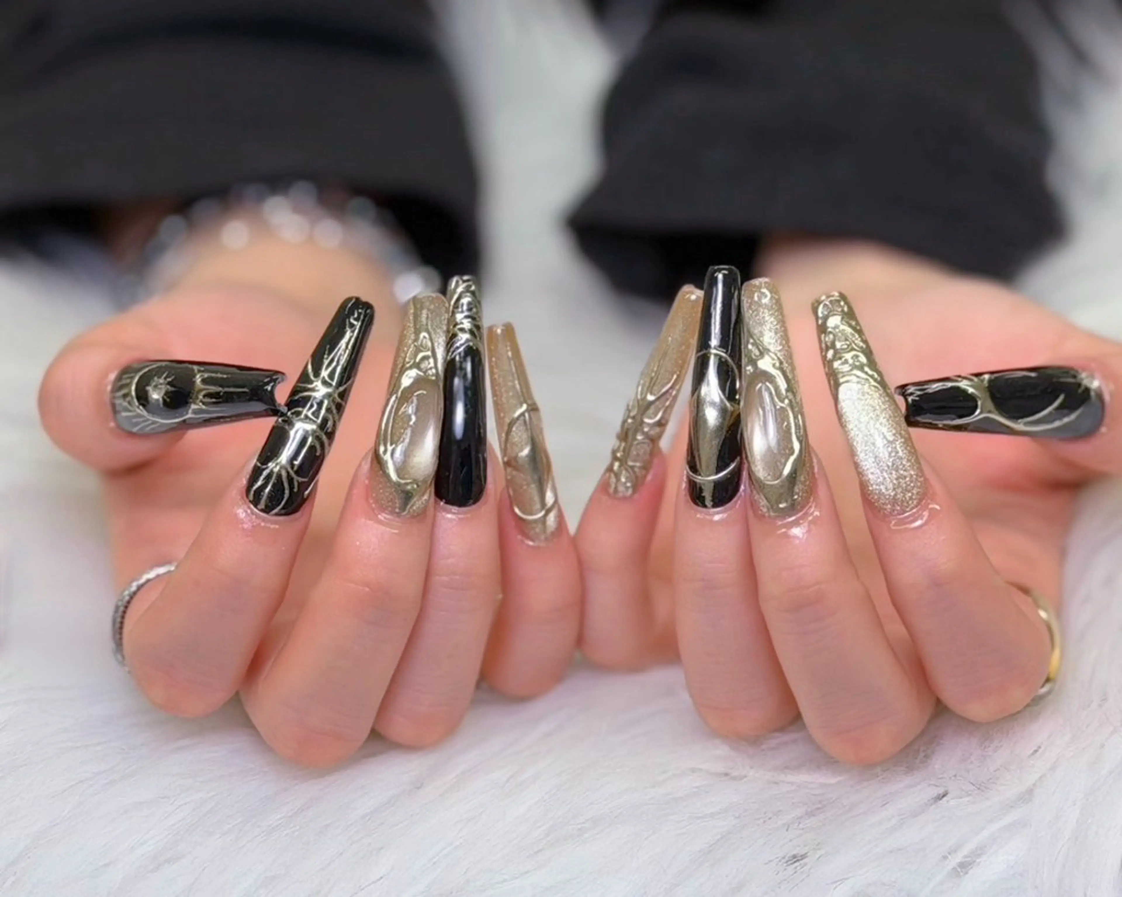 ネイル lucky nail 歌舞伎町のネイルデザイン