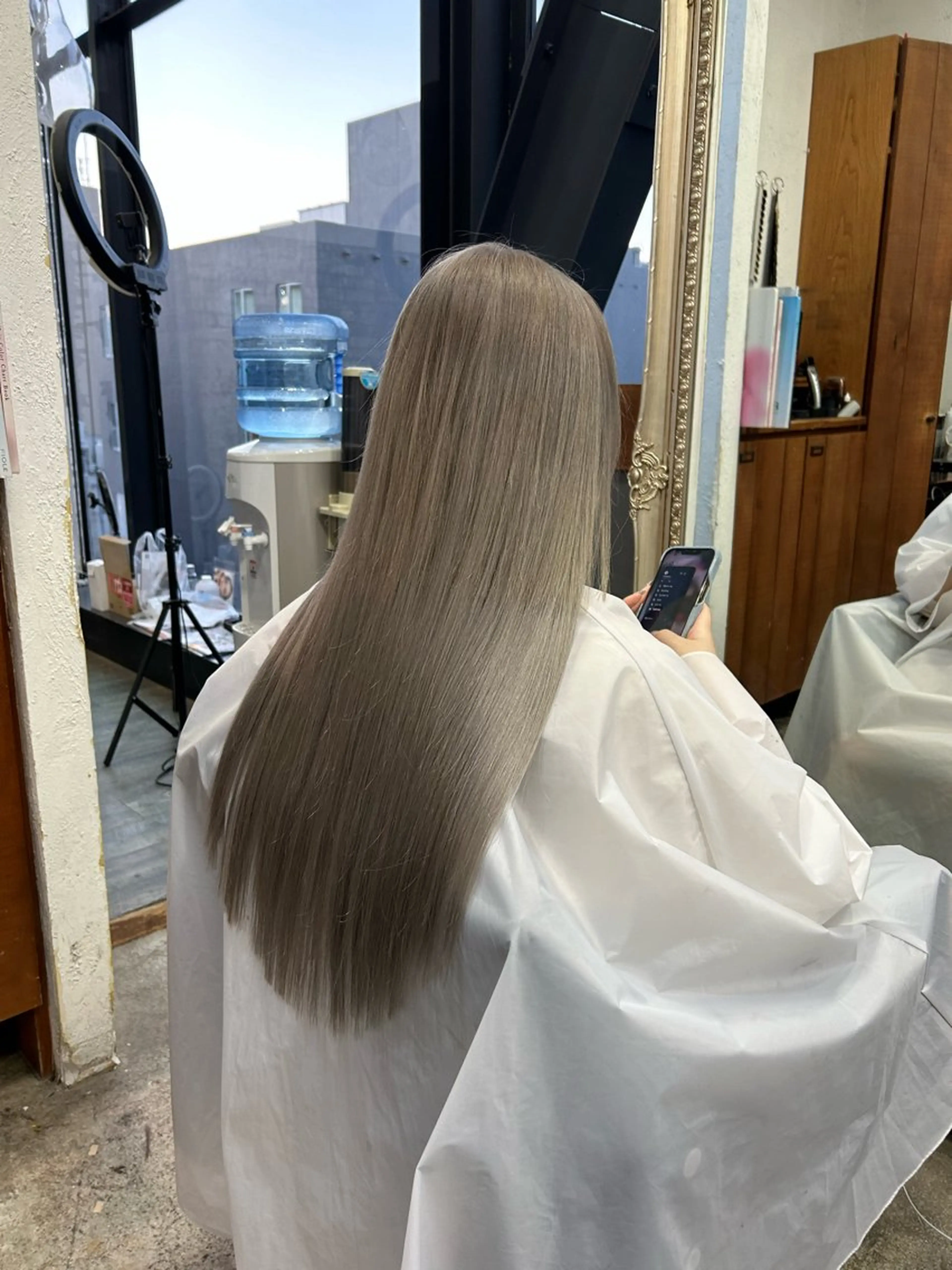 ロング カラー シルバー ボブ エクステ SITY. 🦋mamiya🦋のヘアスタイル