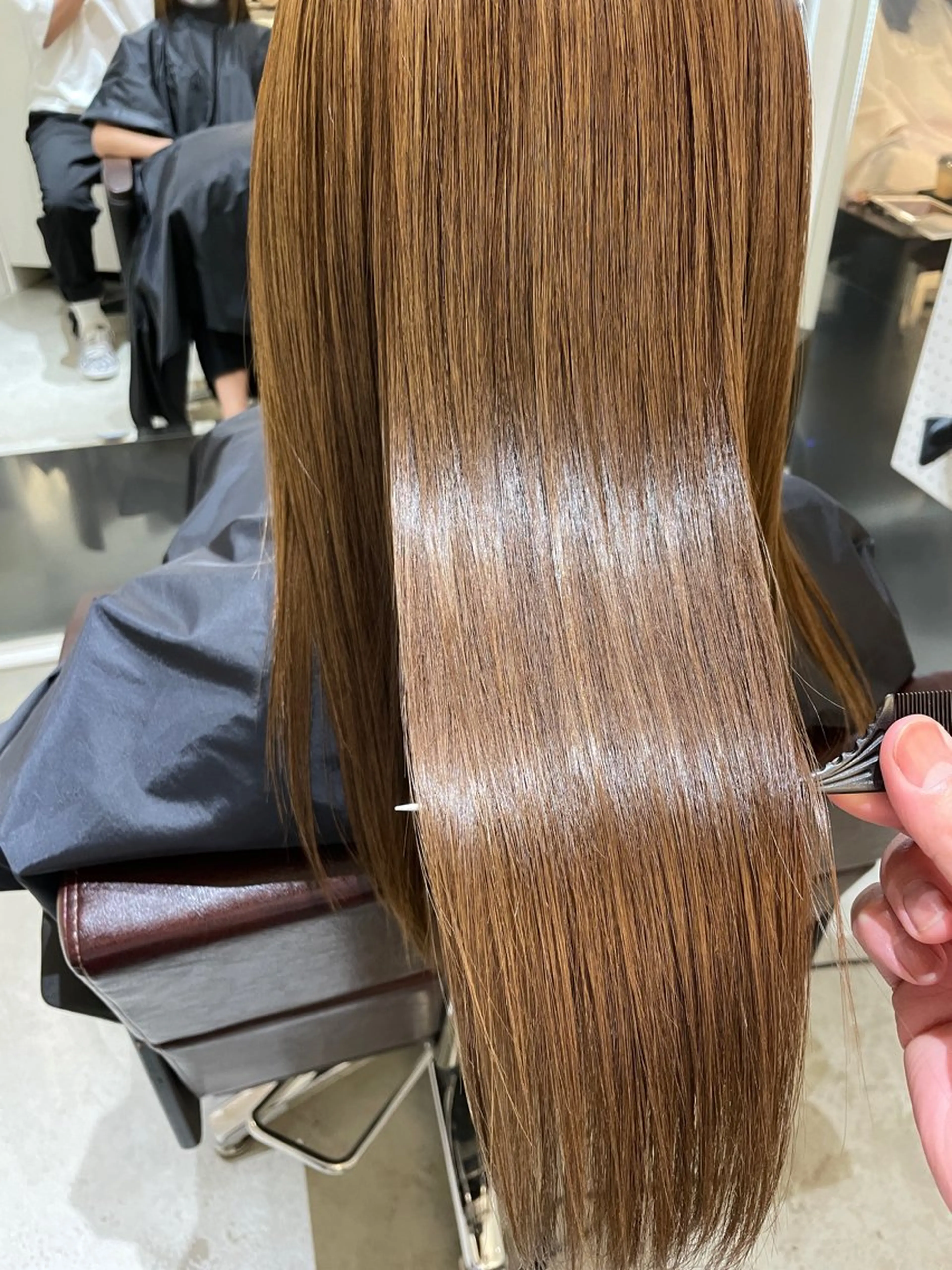 ロング 美髪矯正/髪質改善 /銀座/宮本　優太のヘアスタイル