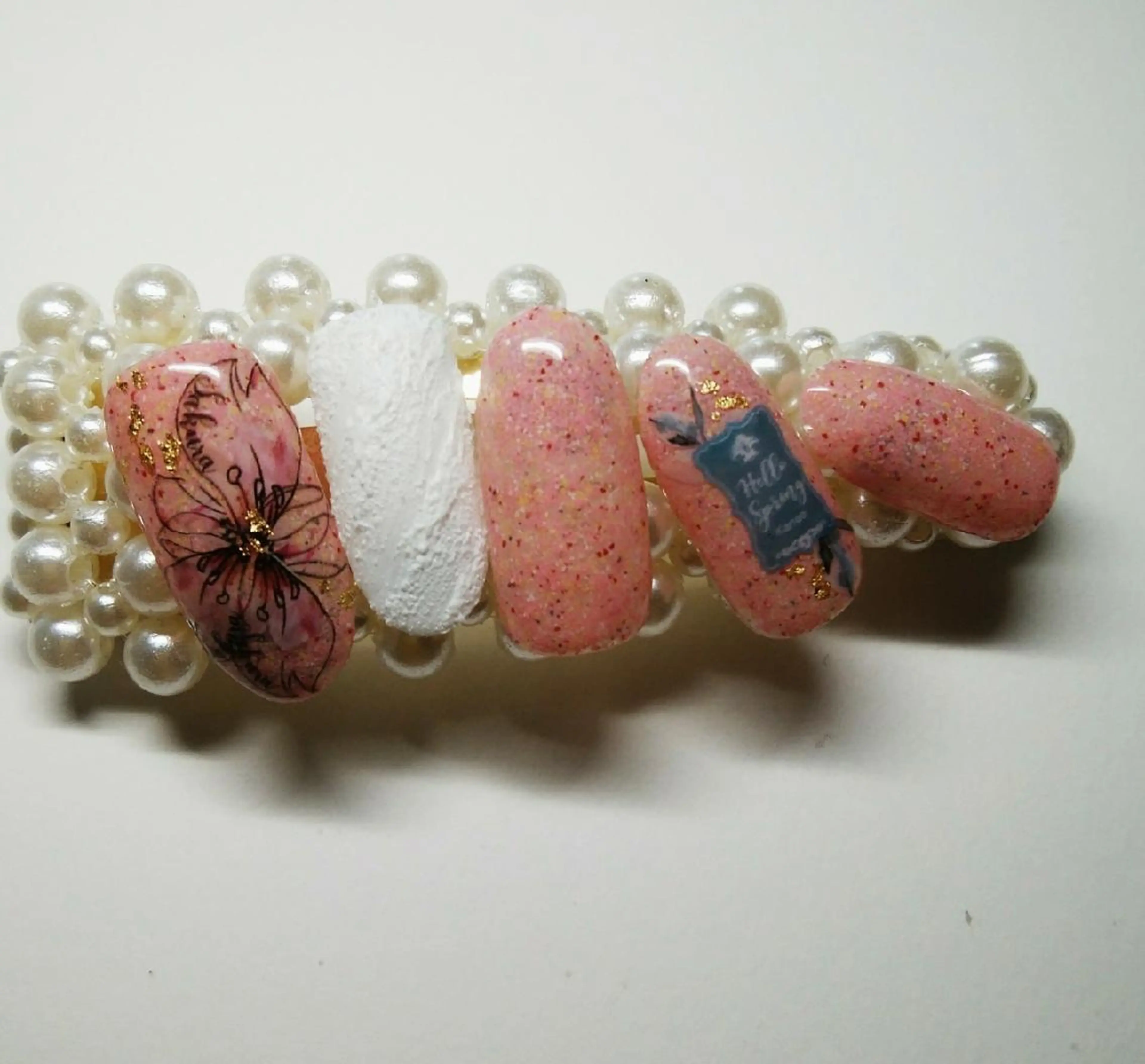 ネイル 桜ネイル ハンドネイル senju 　のネイルデザイン