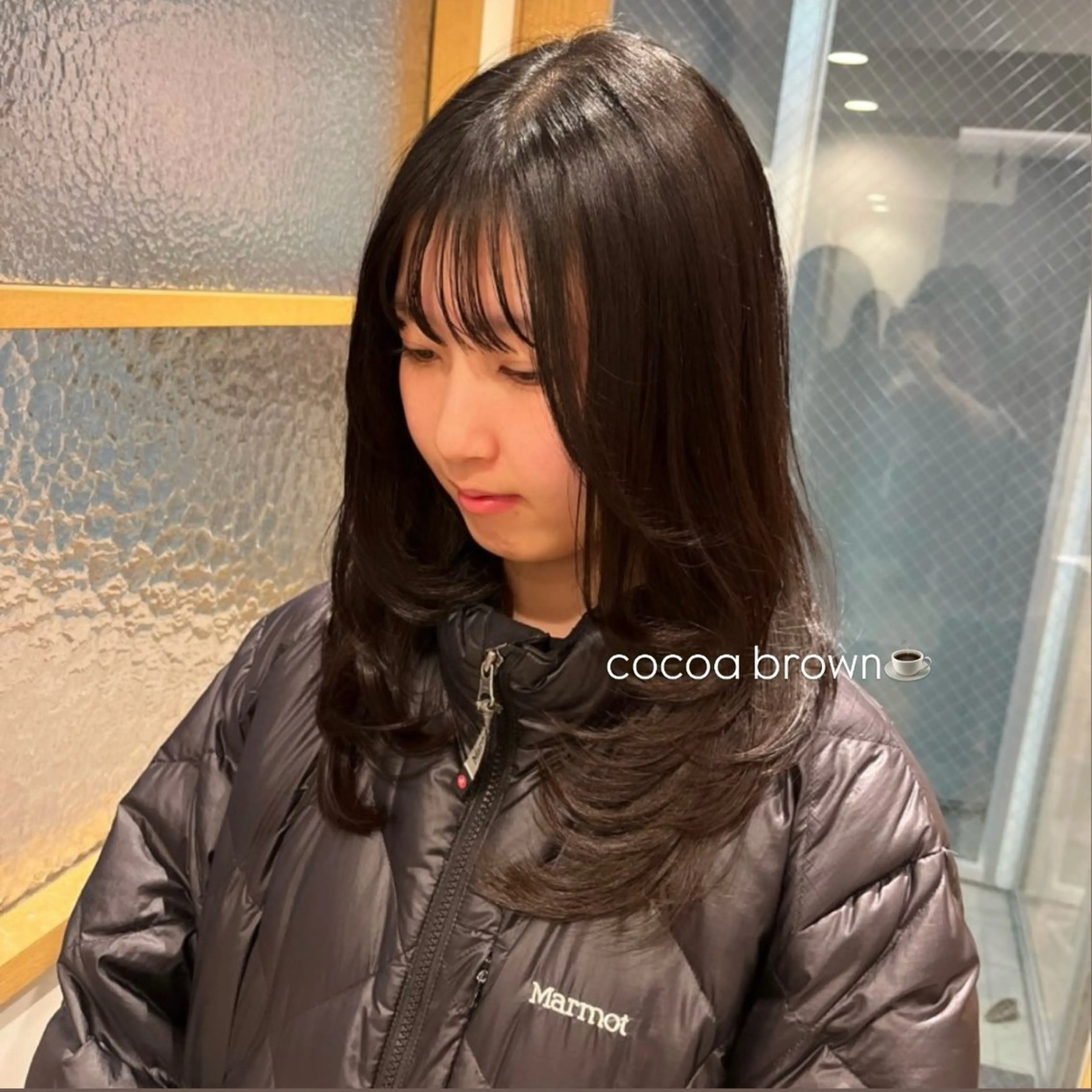 ミディアム カラー カット ヘアカラー ブリーチ無しカラー/ 美髪改善💠てんゆうのヘアスタイル