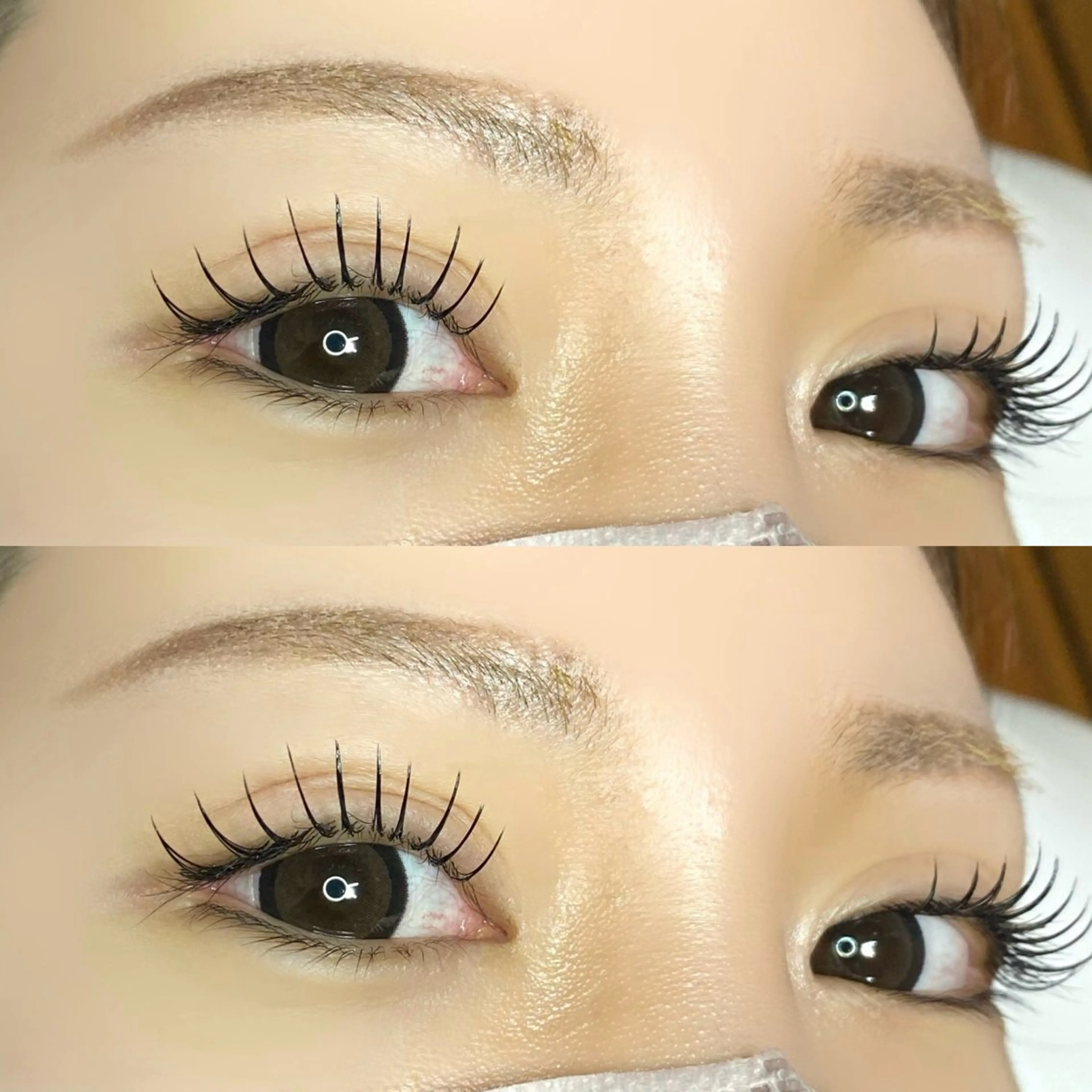 マツエク・マツパ フラットラッシュ 一重×まつ毛パーマ REBYNA 【リバイン】のマツエク・マツパデザイン