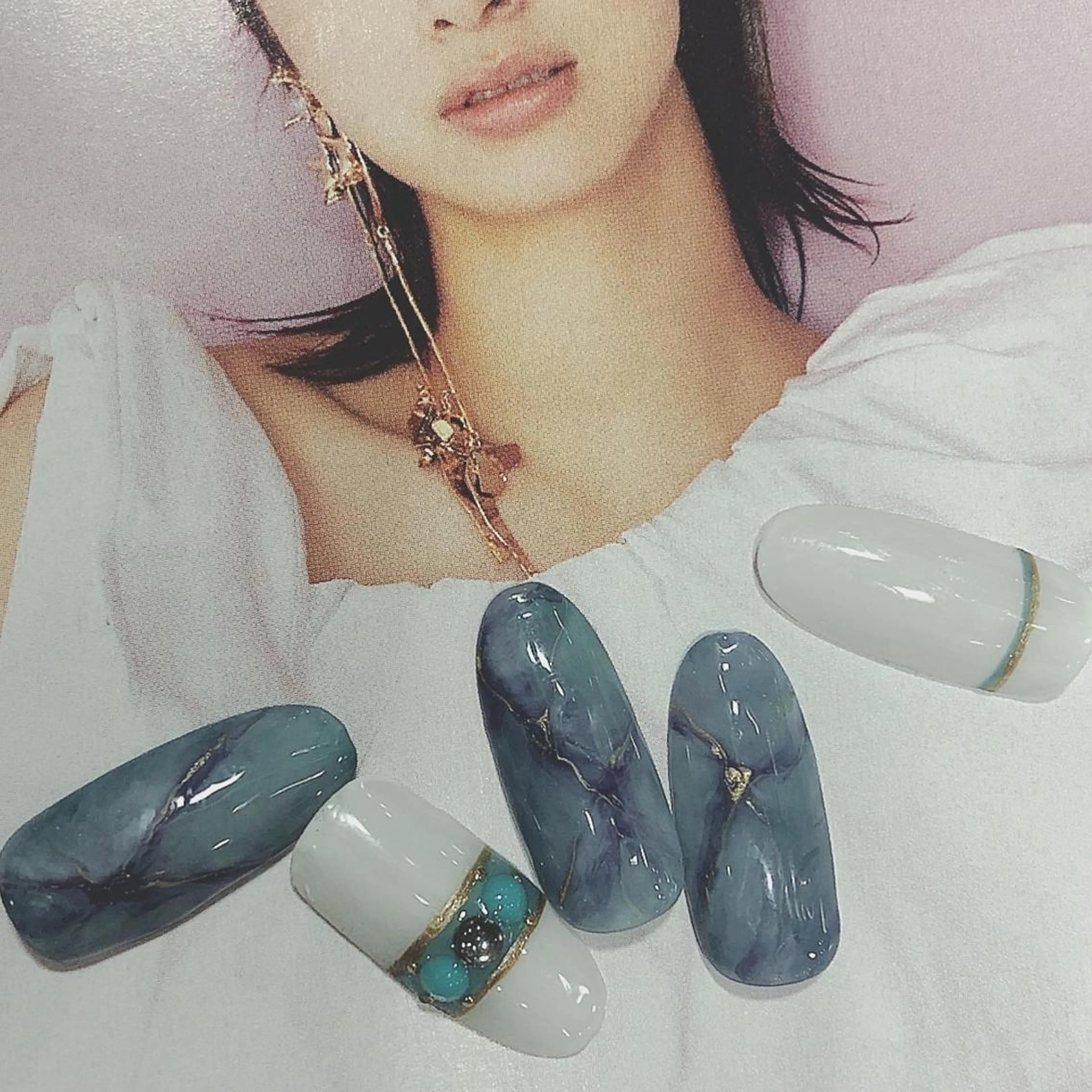 ネイル arm in arm ︎✿Yamamotoのマツエク・マツパデザイン