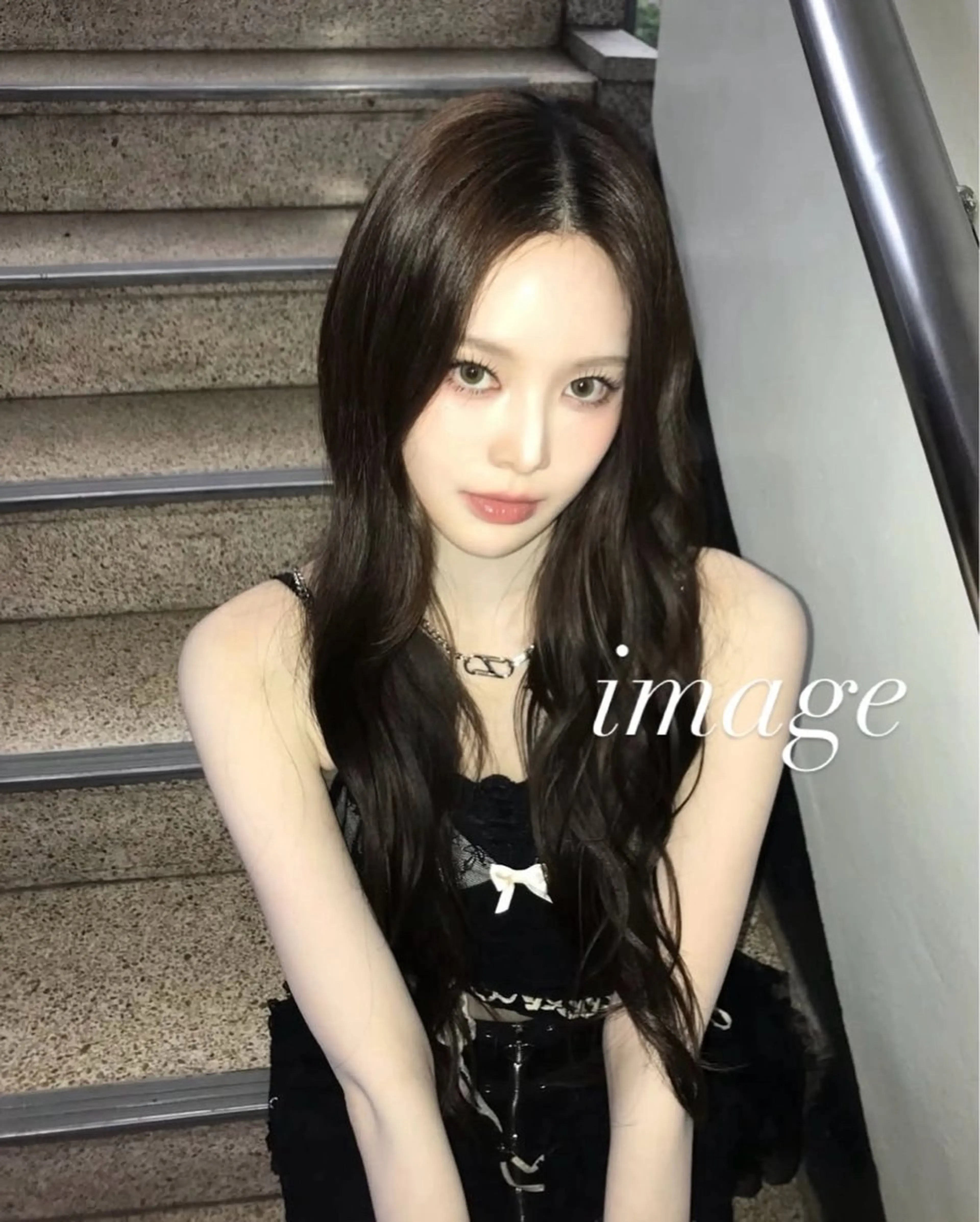 ロング カラー 韓国×ワンホン 艶カラー/ハヅキ🎀のヘアスタイル