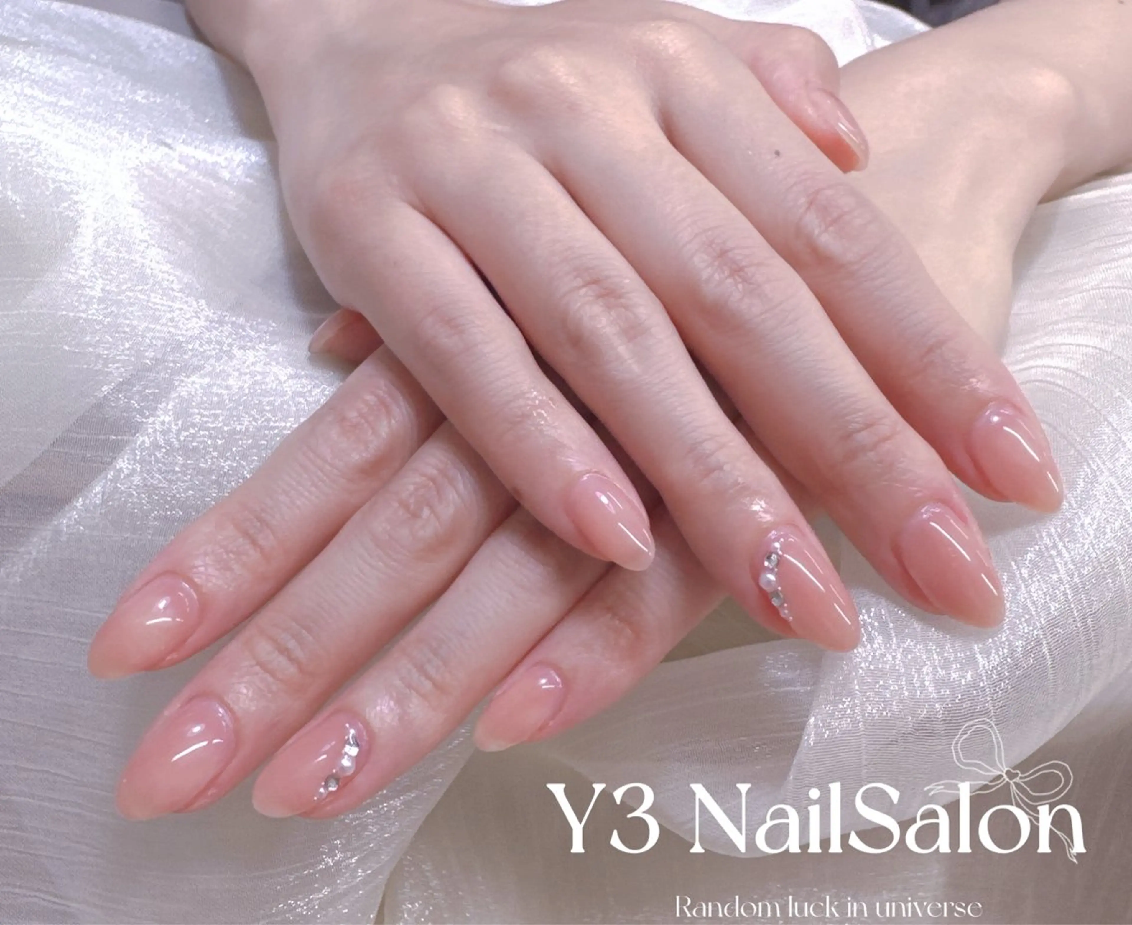 ネイル シンプルネイル ハンドネイル Y3 NailSalonのネイルデザイン