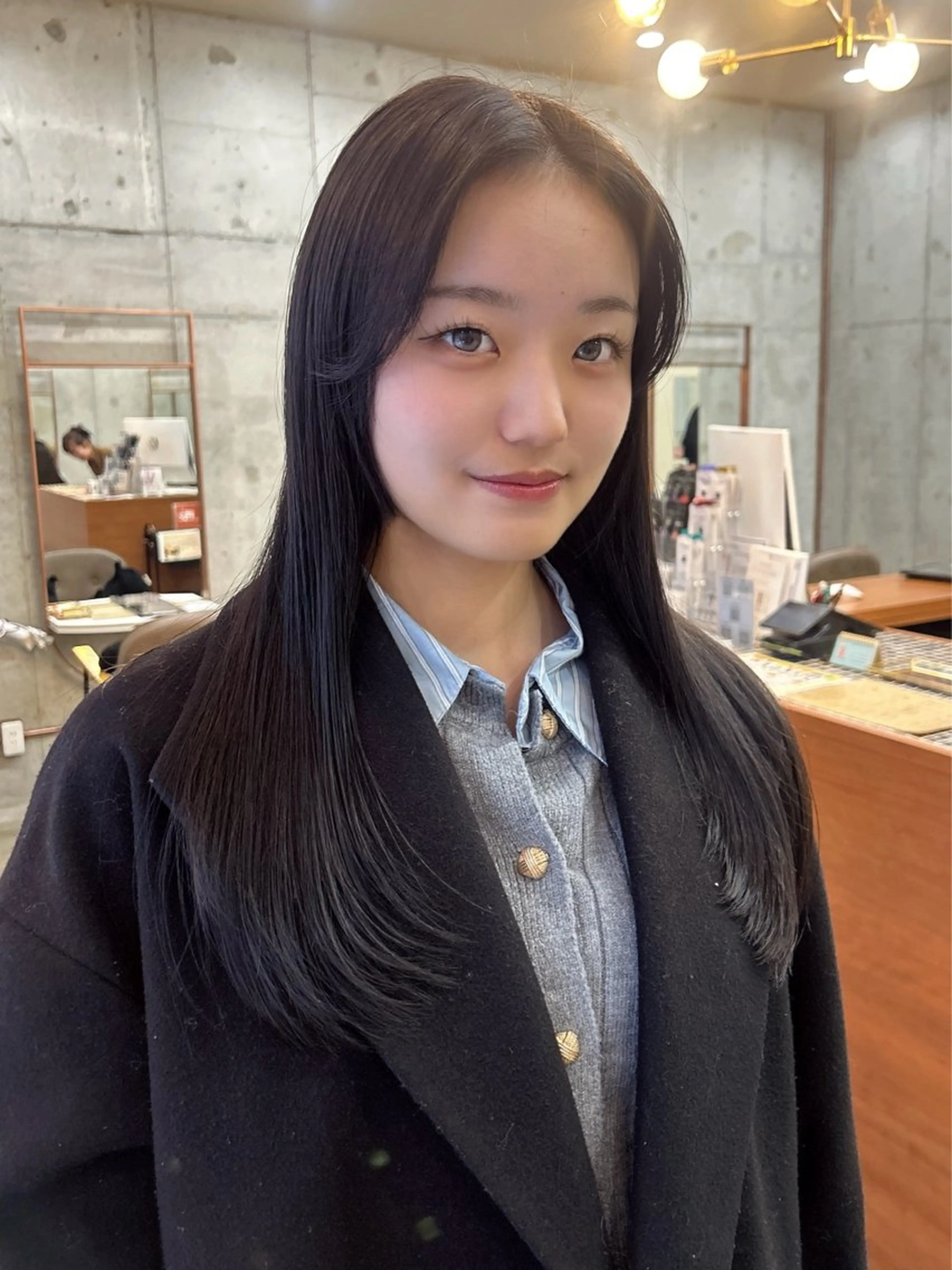 ロング カット カット・ブリーチ/ ふわあいりのヘアスタイル