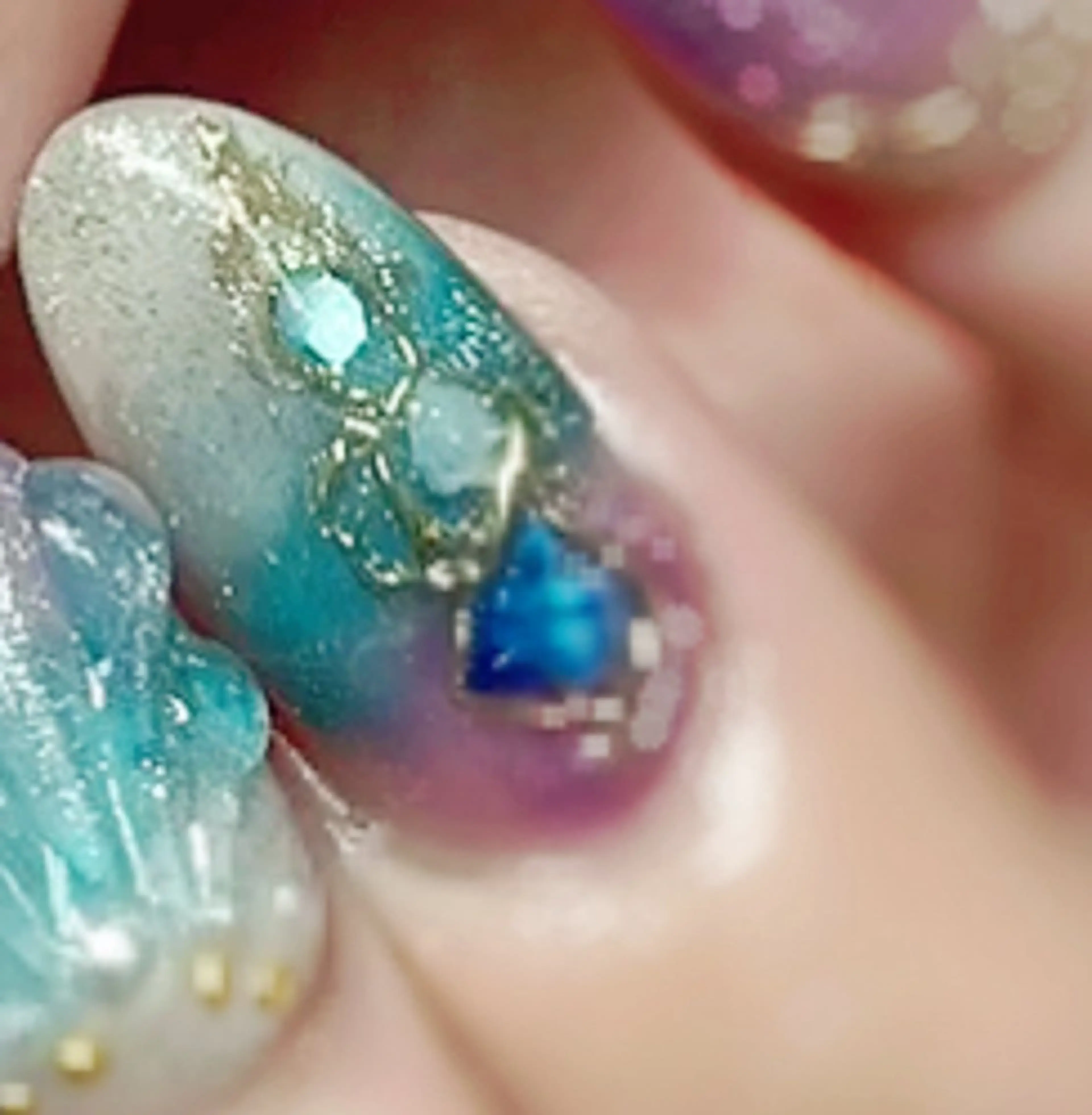 ネイル ハンドネイル MoonNail ユリ🌸のネイルデザイン