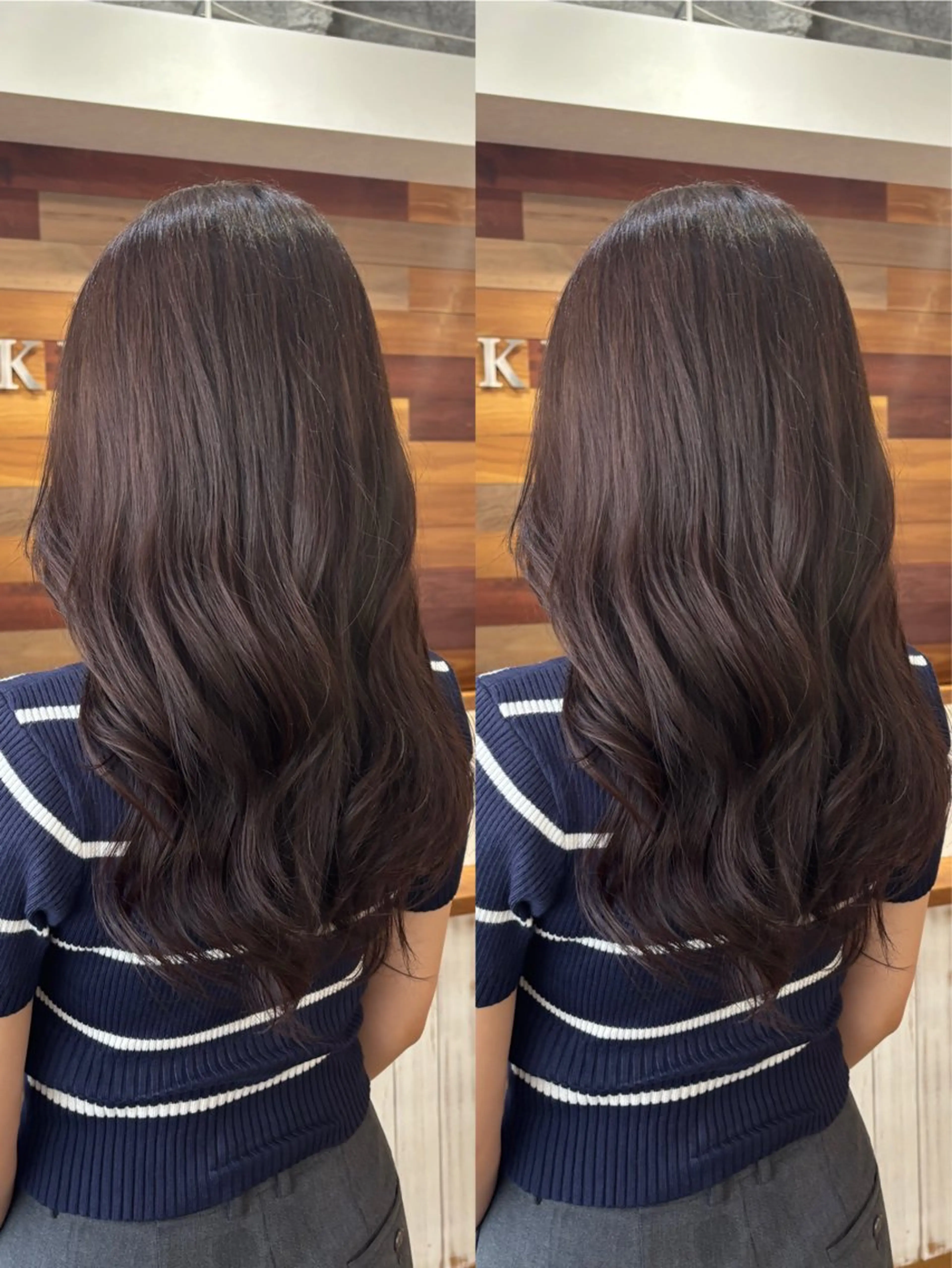 ロング カラー ブラウンカラー ショコラブラウン ヘアカラー RINNO🌷艶髪/ 透明感&艶カラーのヘアスタイル