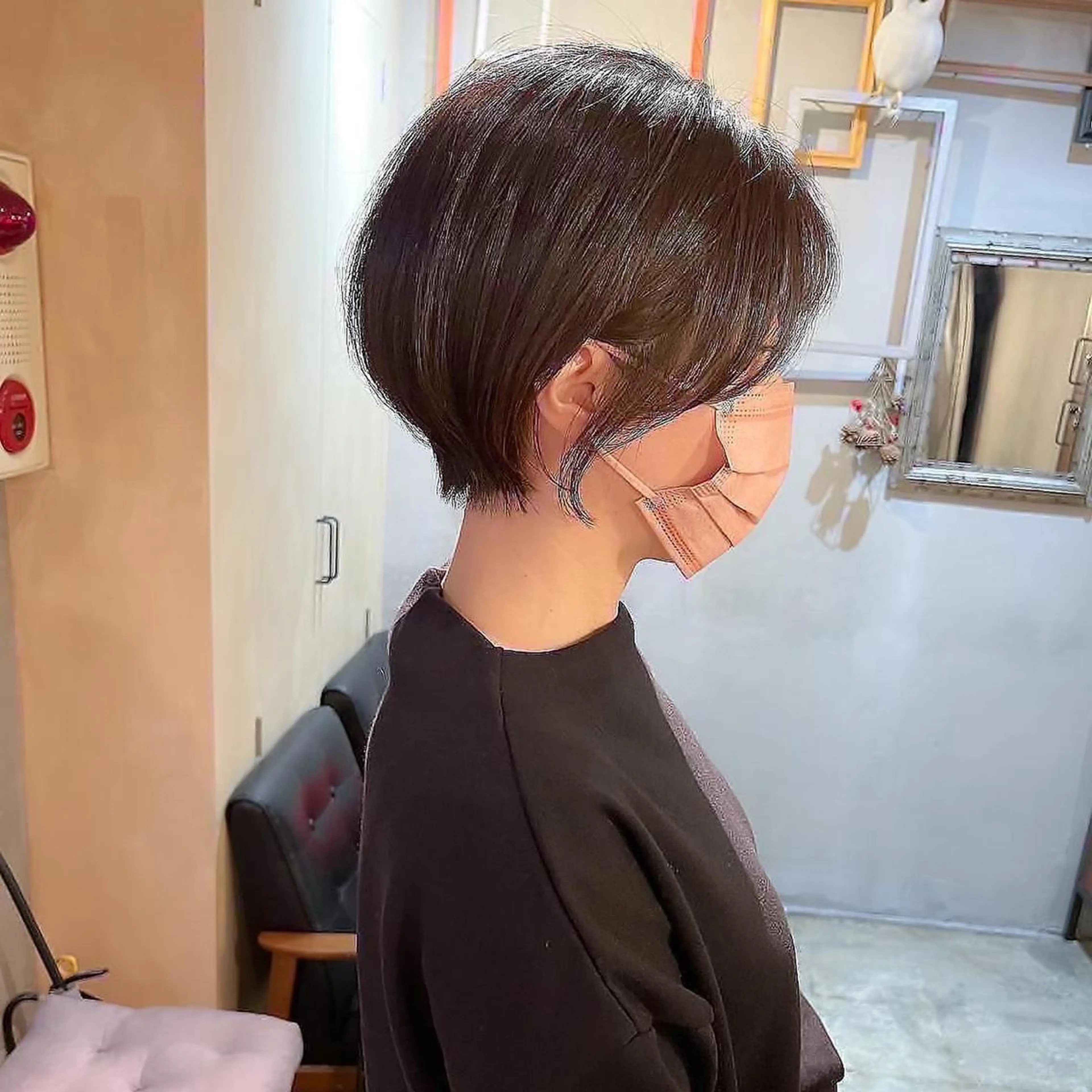 ショート 縮毛矯正 特化アツシのヘアスタイル