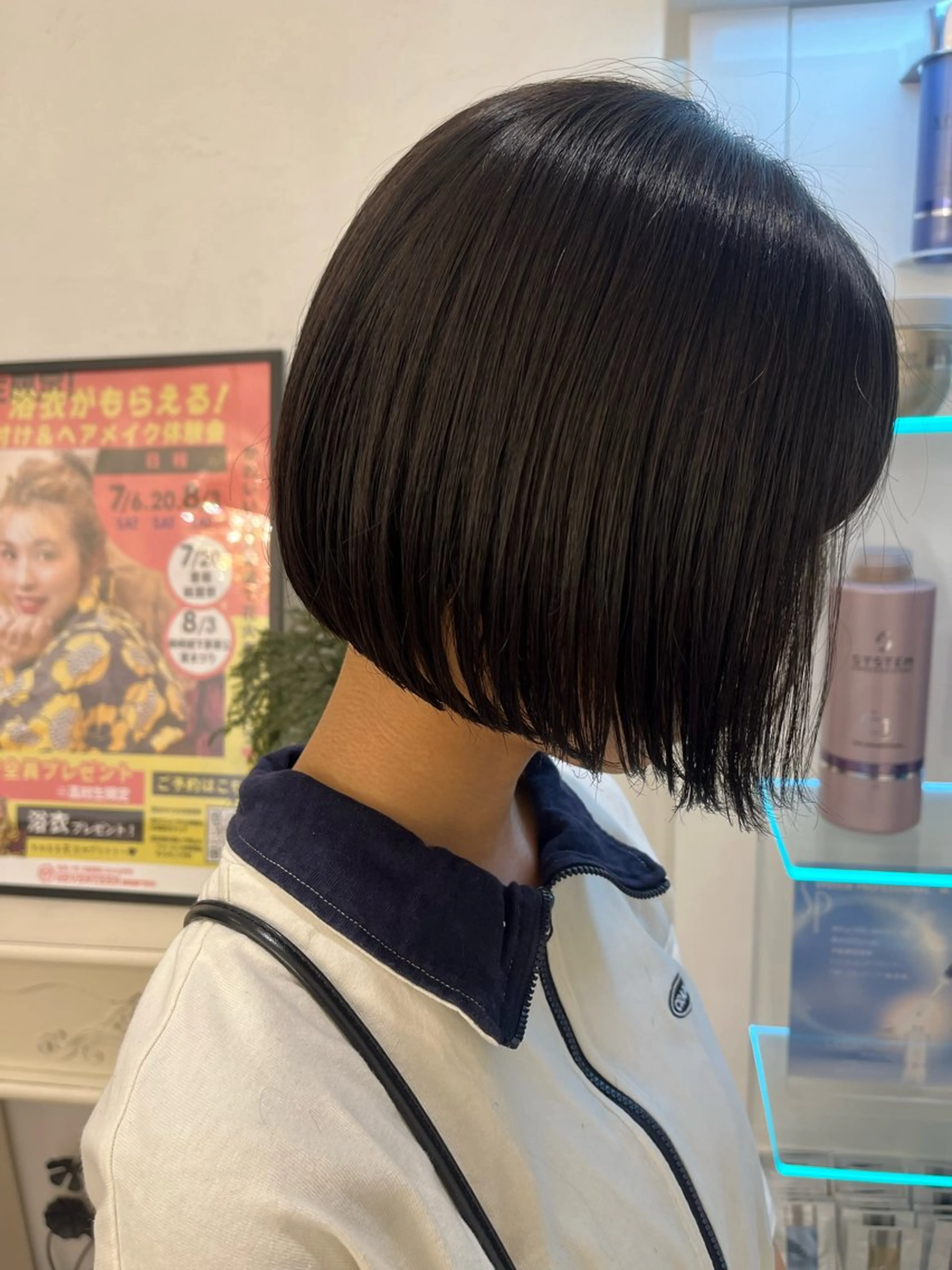 ショート 赤み消しカラー 🩵かりんのヘアスタイル