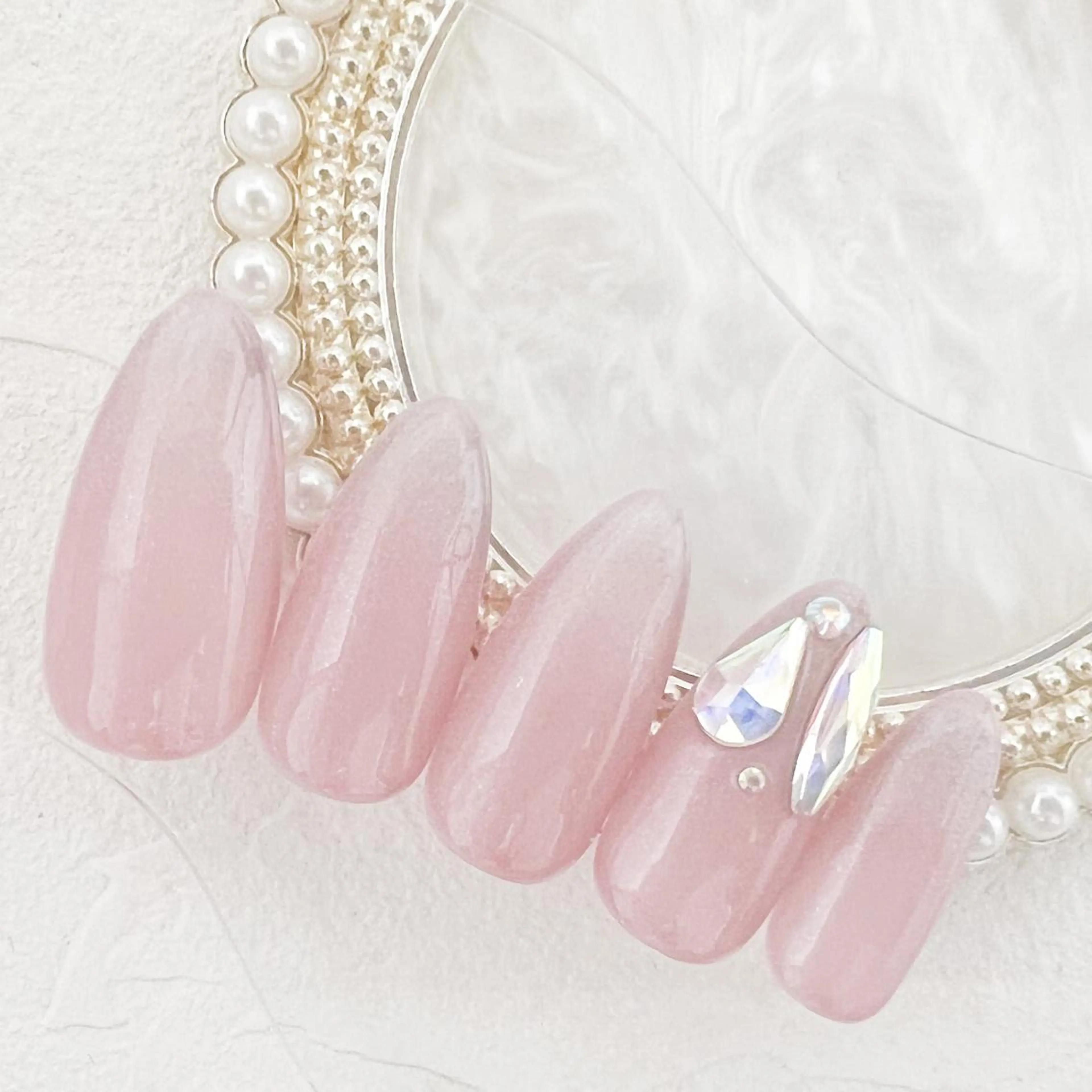 ネイル オーロラネイル マグネットネイル ワンホンネイル rouse nail RISATOのネイルデザイン